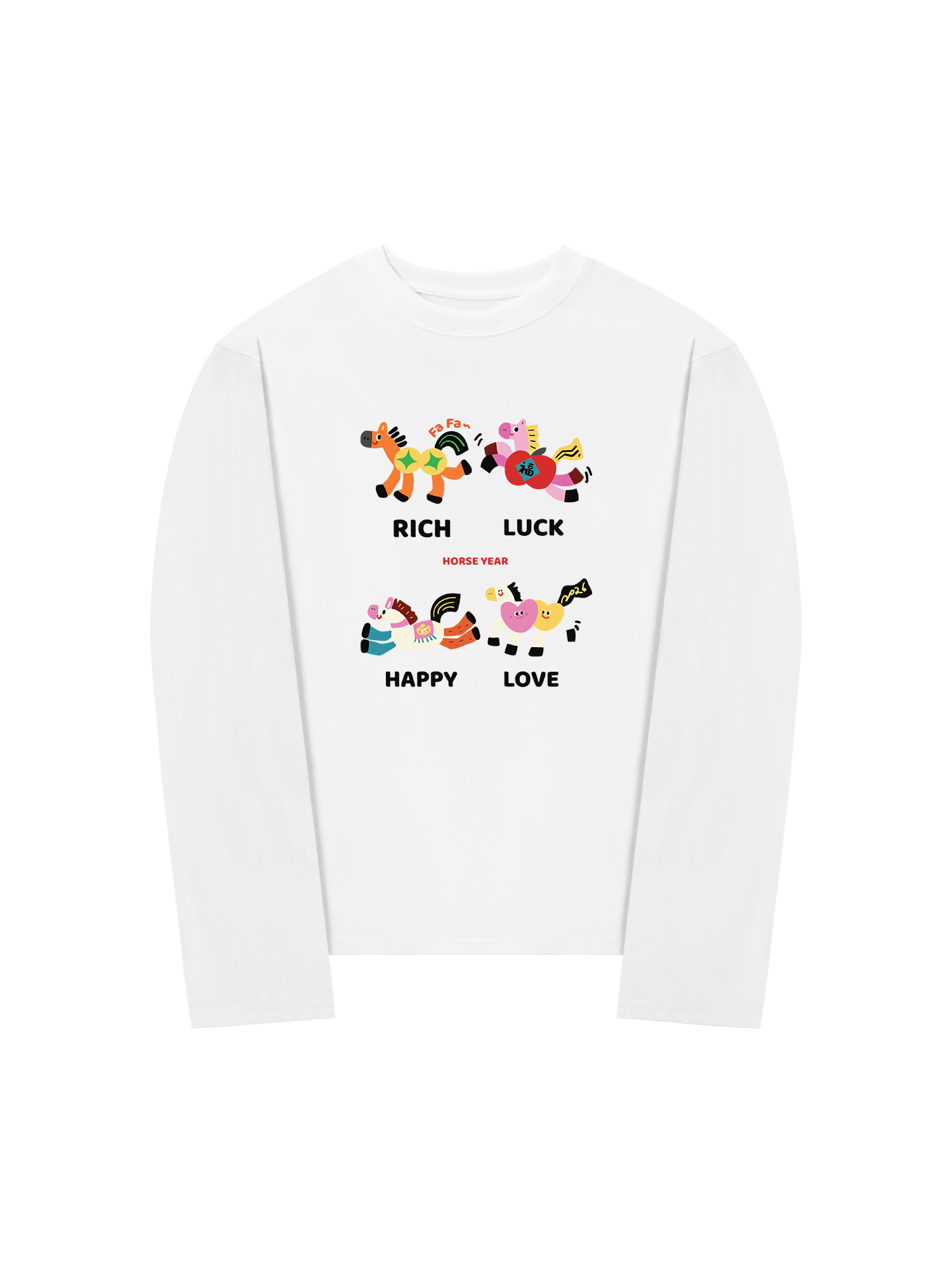 Áo Thun Dài Tay Horse Year