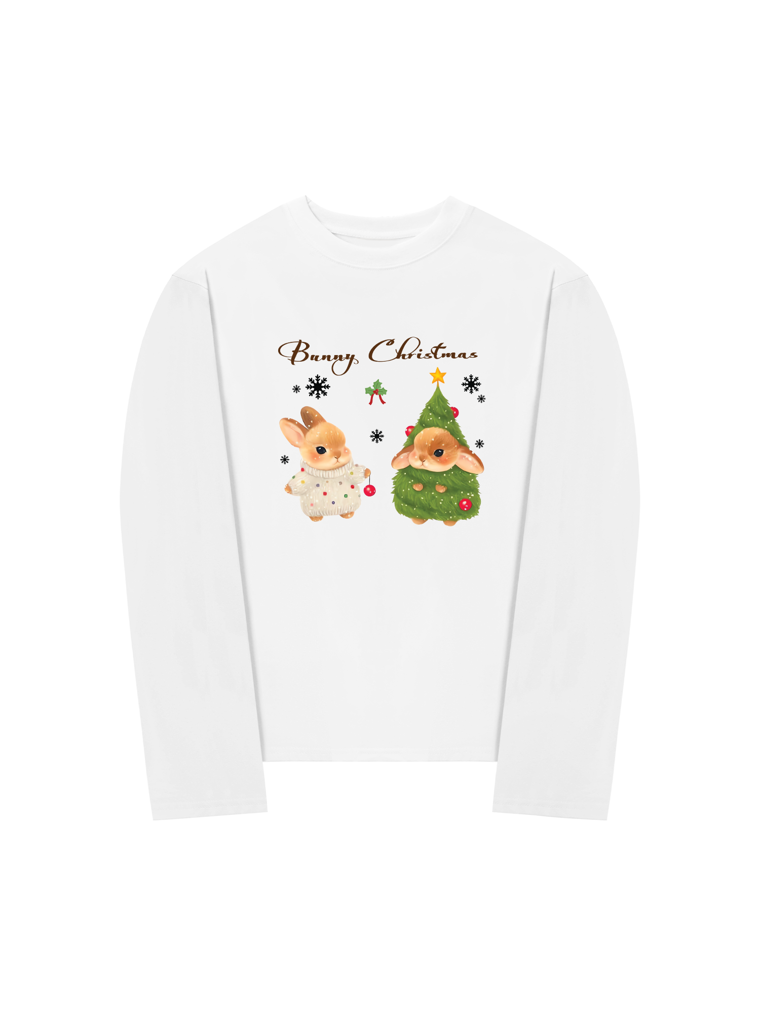 Áo Thun Dài Tay Bunny Christmas