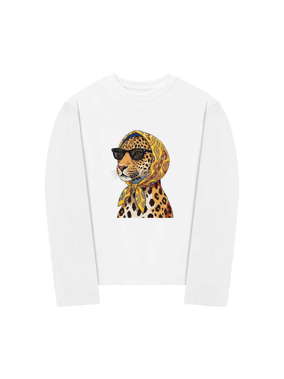 Áo Thun Dài Tay Urban Leopard Safari Chic