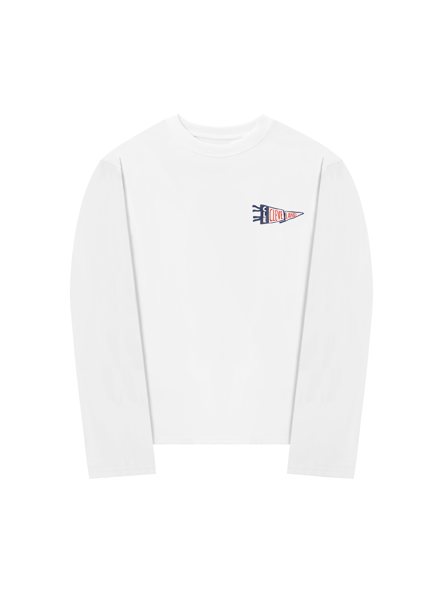 Áo Thun Dài Tay Baseball Cleve Land