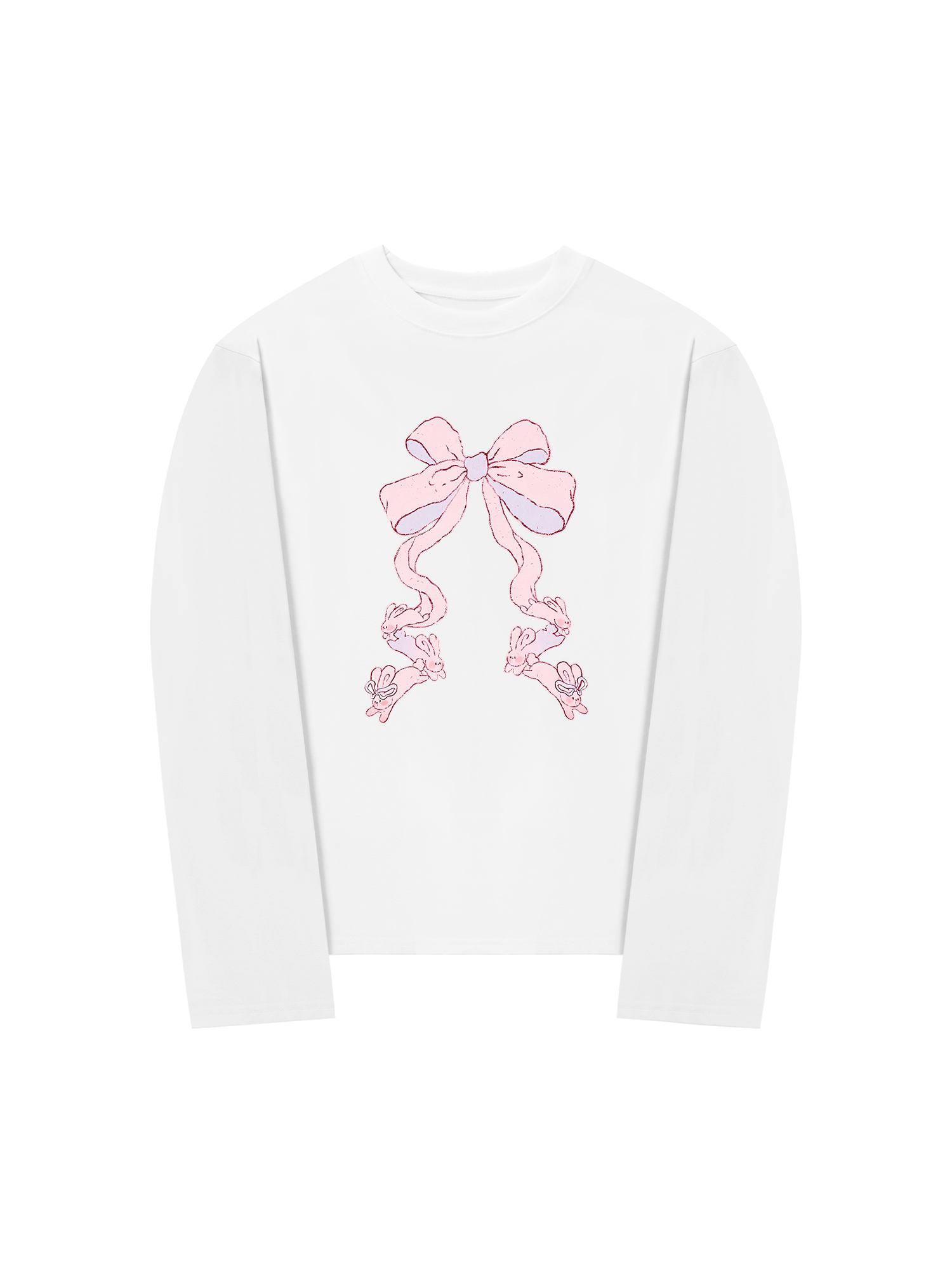 Áo Thun Dài Tay Rabbit Ribbon