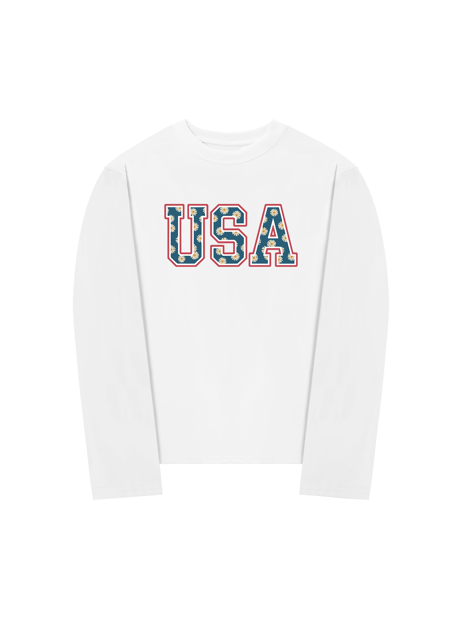 Áo Thun Dài Tay USA Daisy Season