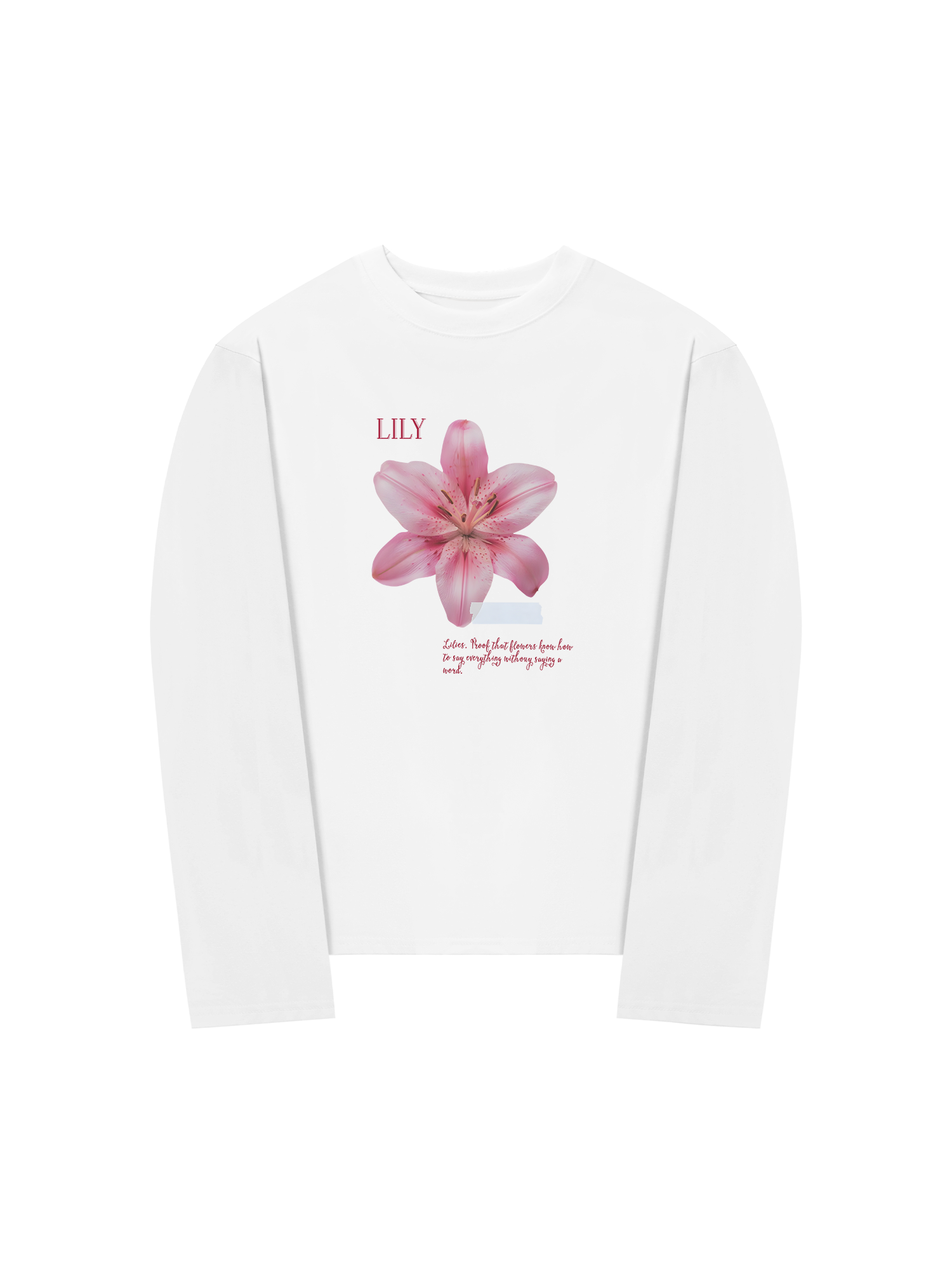 Áo Thun Dài Tay Floral Lily_s language