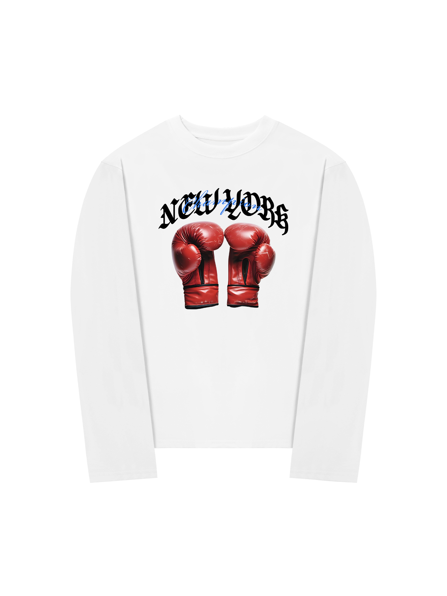 Áo Thun Dài Tay Champions New York Boxing
