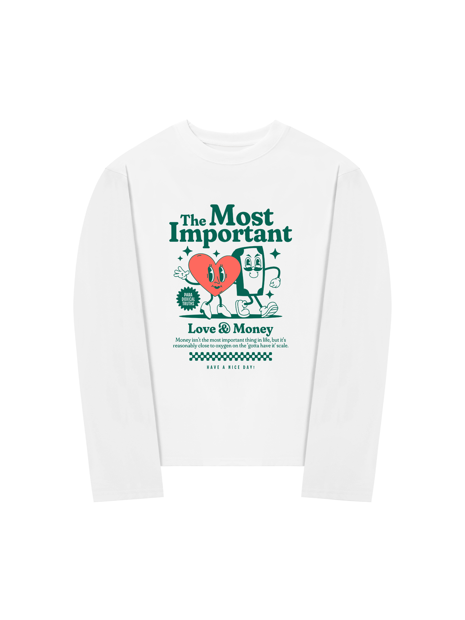 Áo Thun Dài Tay Money The Most Important