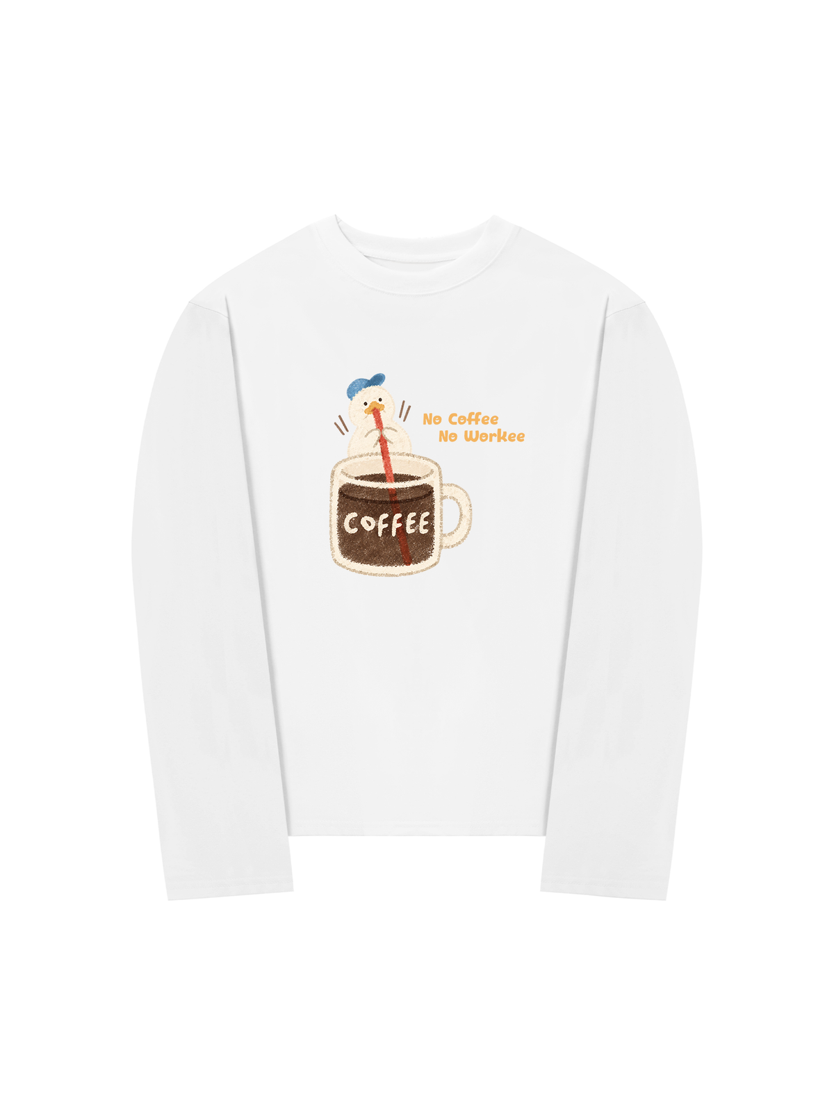 Áo Thun Dài Tay No Coffee No Workee