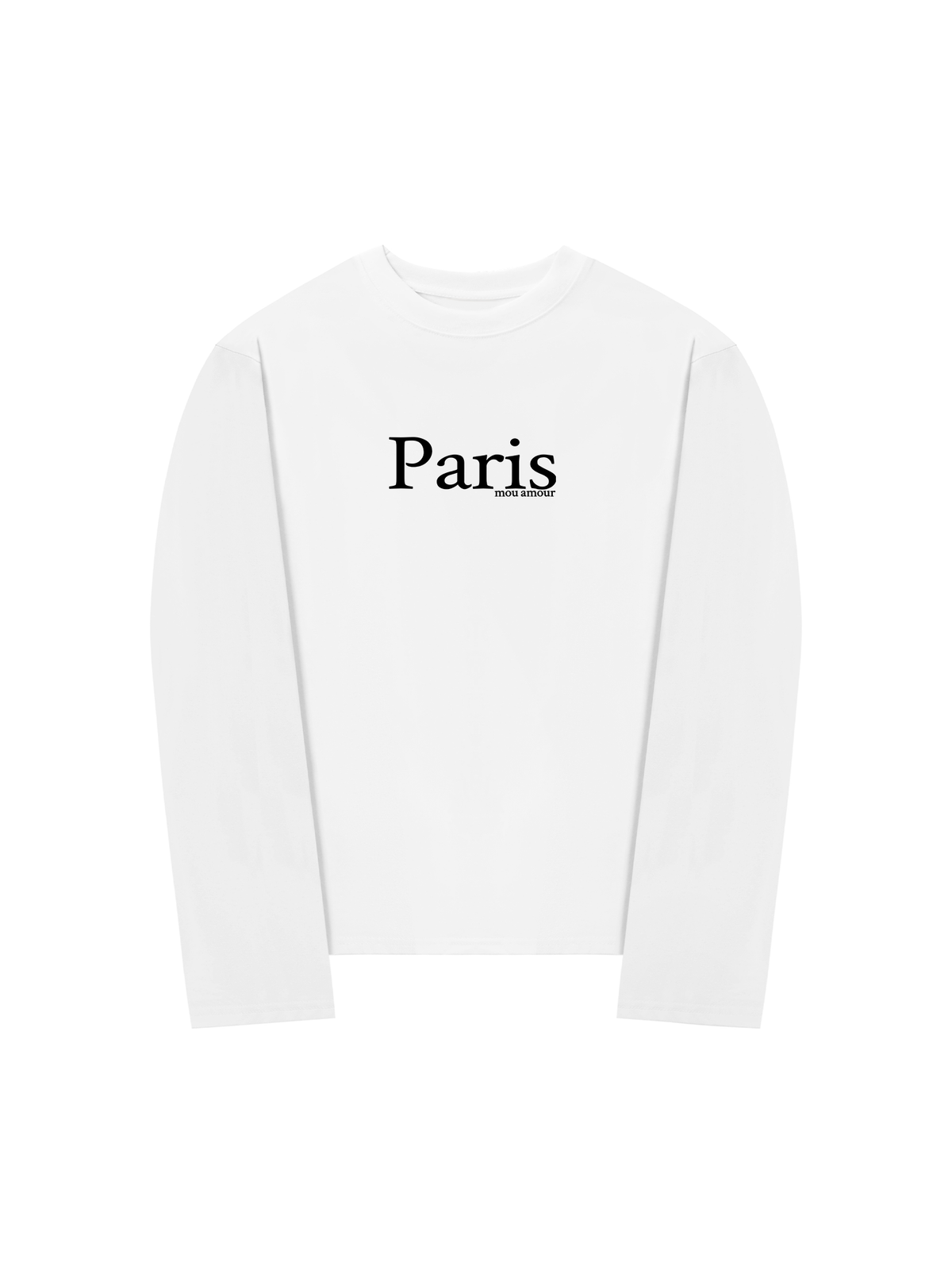 Áo Thun Dài Tay Paris Mou Amour