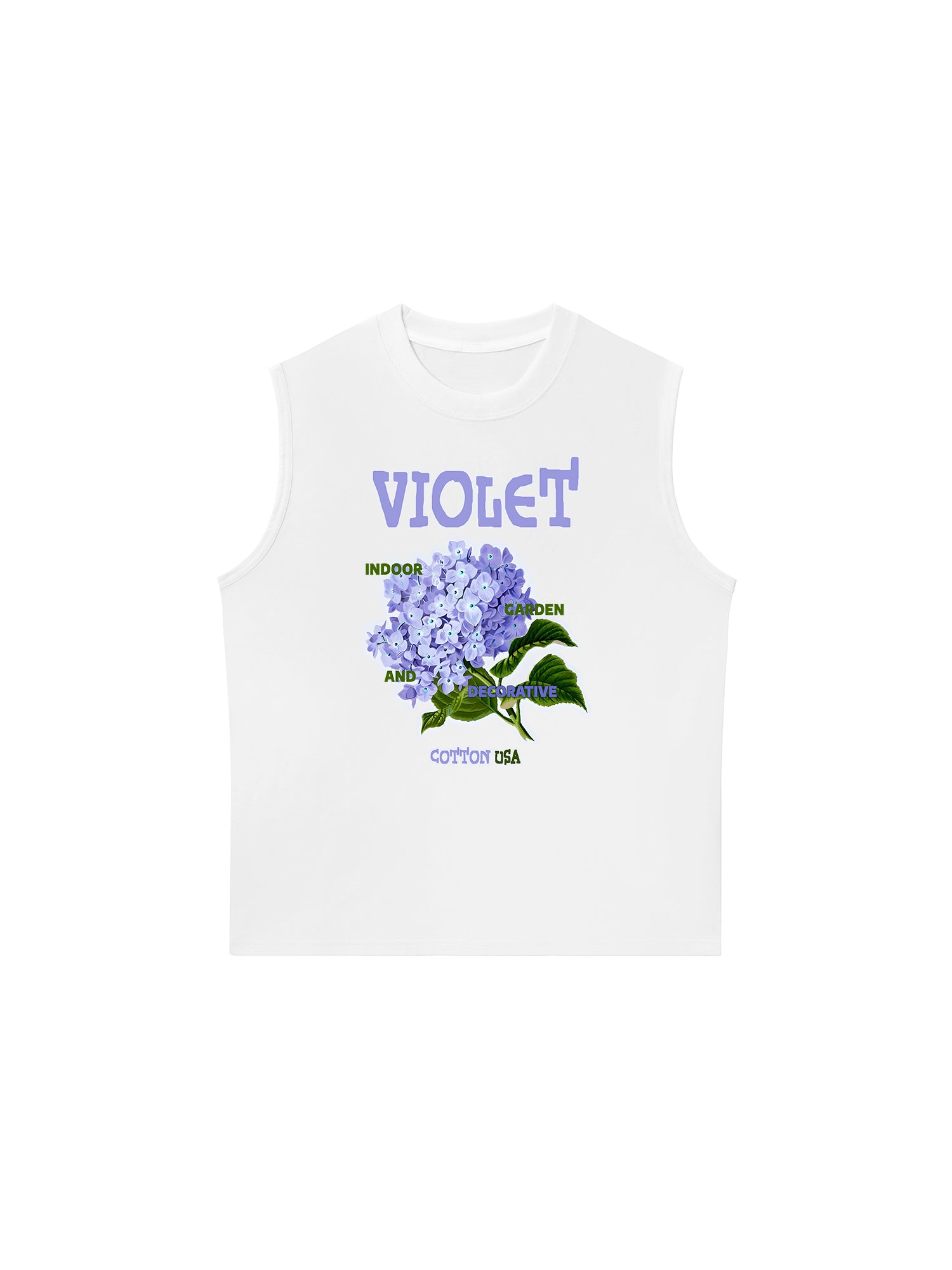 Áo Ba Lỗ Relaxed Fit Floral Indoor Violet