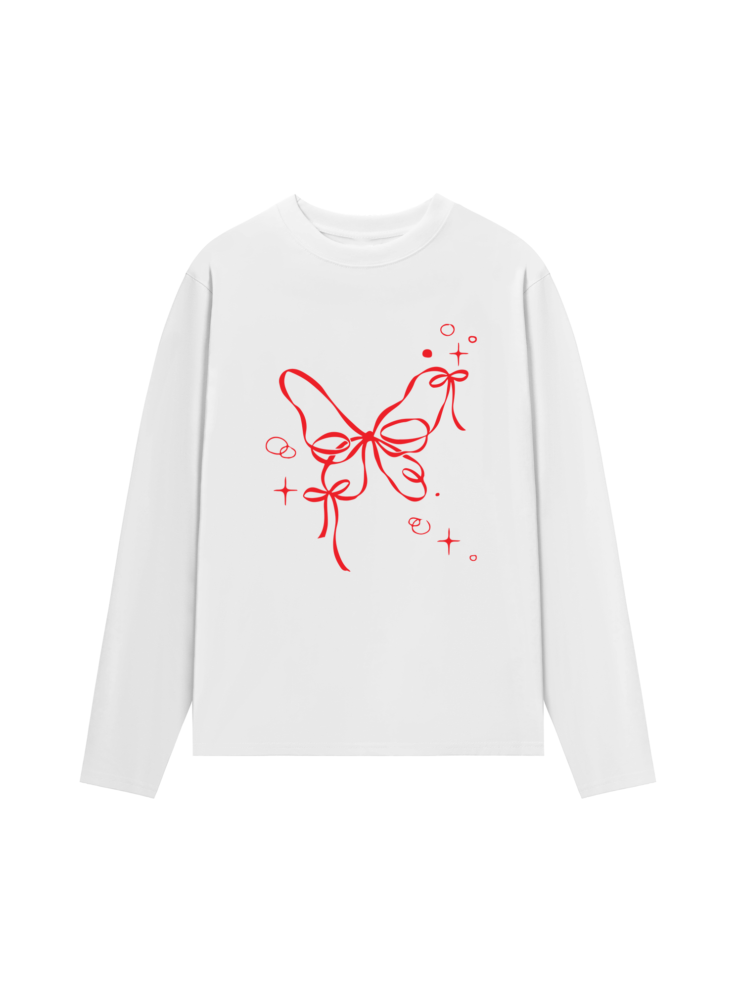 Áo Thun Dài Tay Butterfly Ribbon