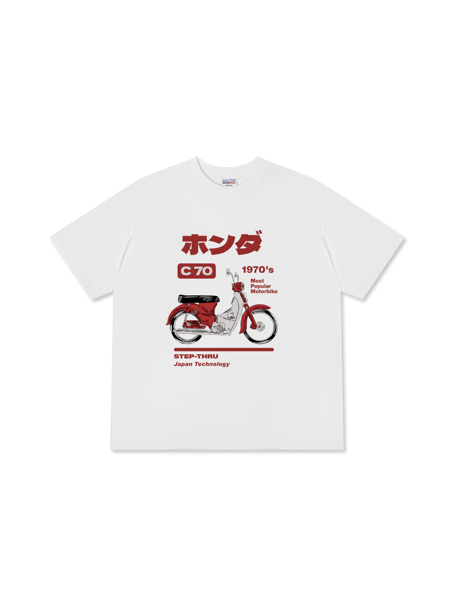 Áo Thun Relaxed Fit Motorbike C 70 1970's