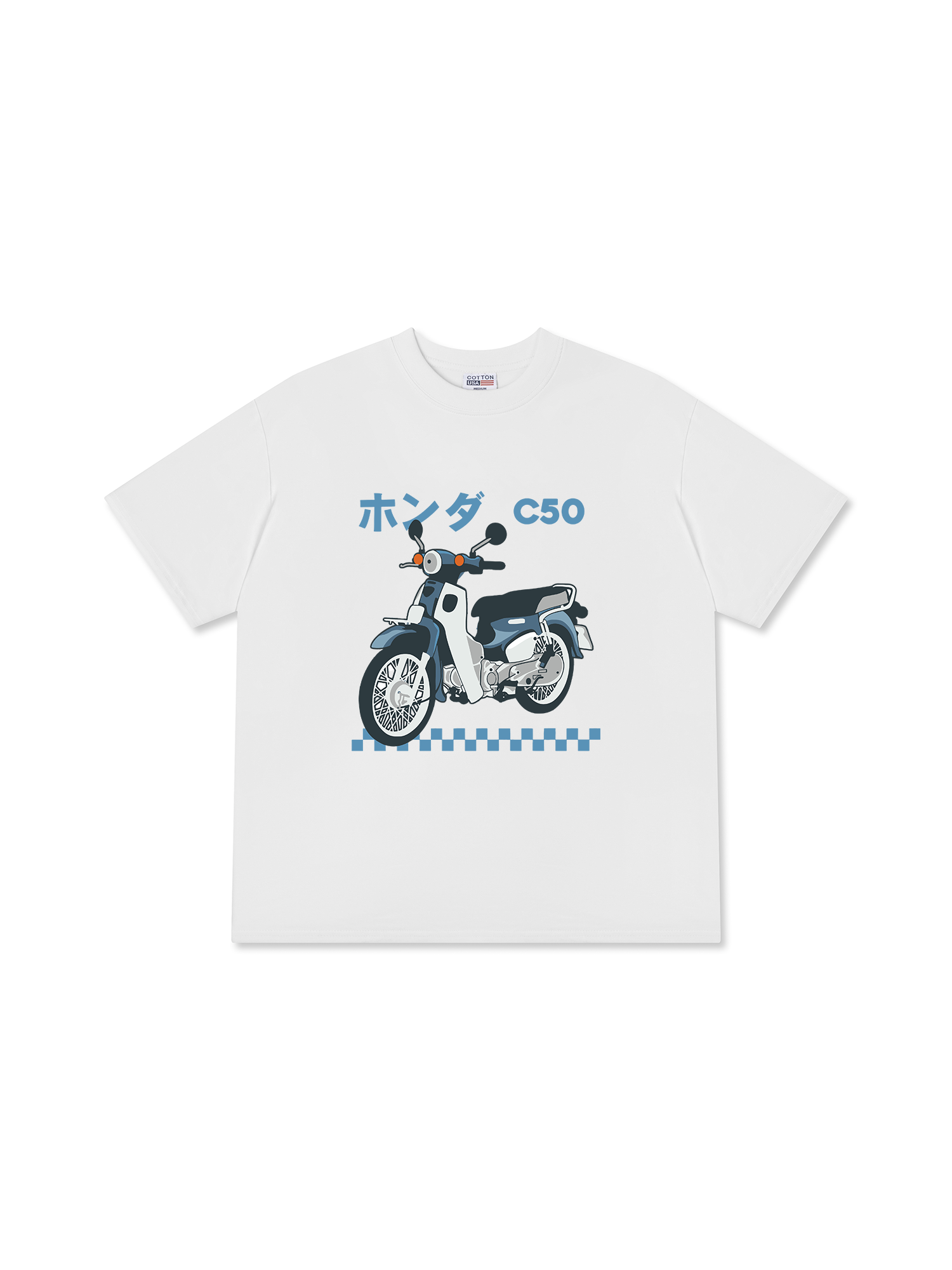 Áo Thun Relaxed Fit Motorbike Cub C50