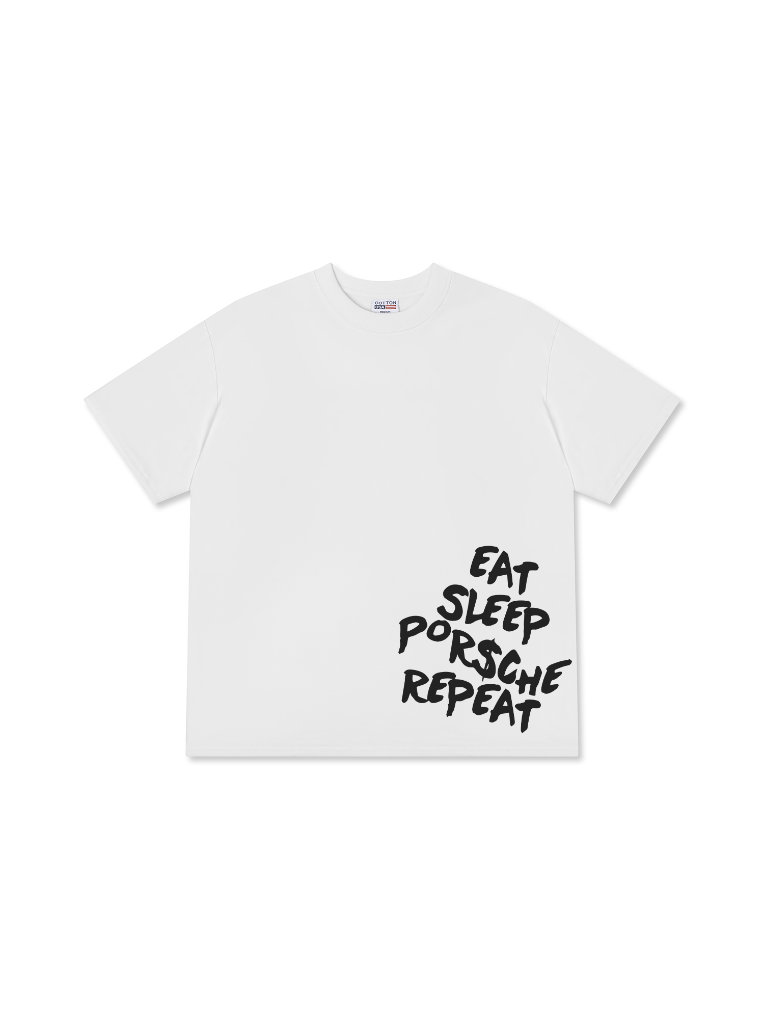 Áo Thun Relaxed Fit Porsche Eat Sleep Repeat