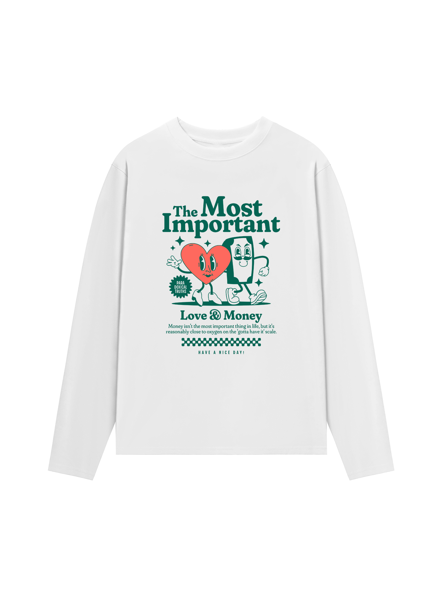 Áo Thun Dài Tay Money The Most Important