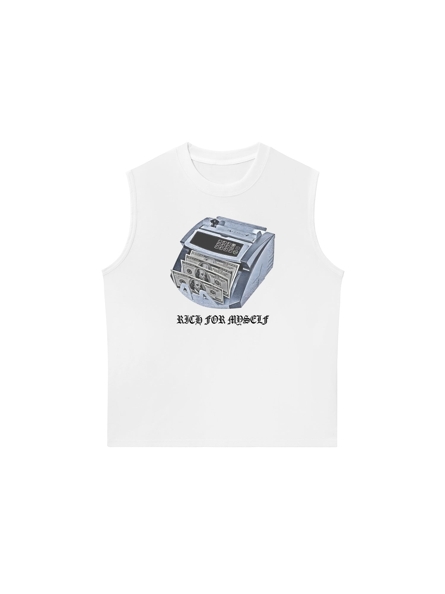 Áo Ba Lỗ Relaxed Fit Money Rich For Myself