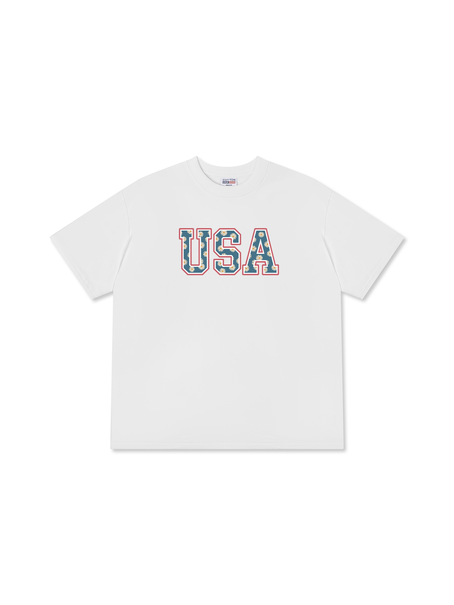 Áo Thun Relaxed Fit USA Daisy Season