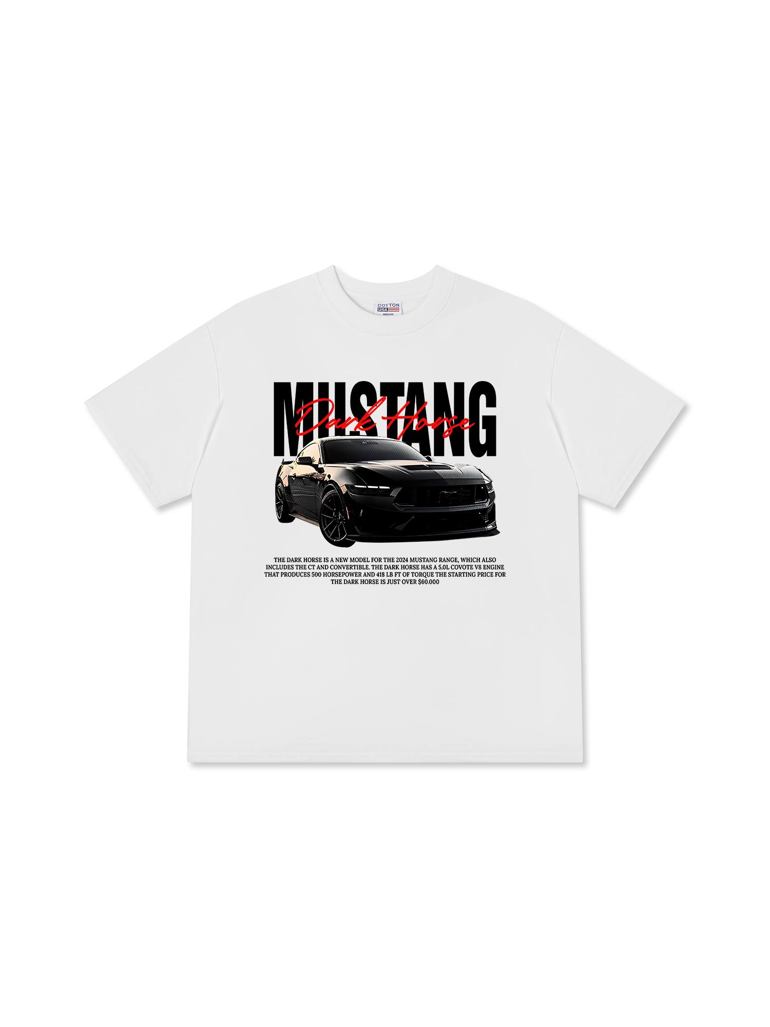 Áo Thun Relaxed Fit Ford Mustang Dark Horse