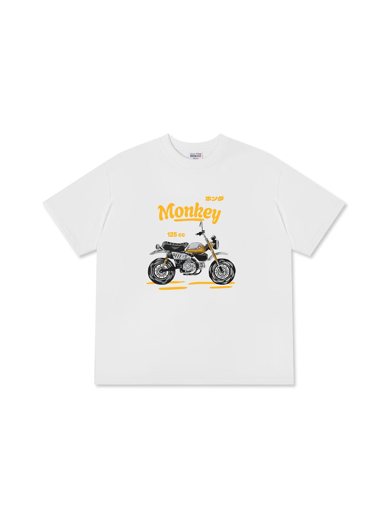 Áo Thun Relaxed Fit Motorbike Monkey 125cc