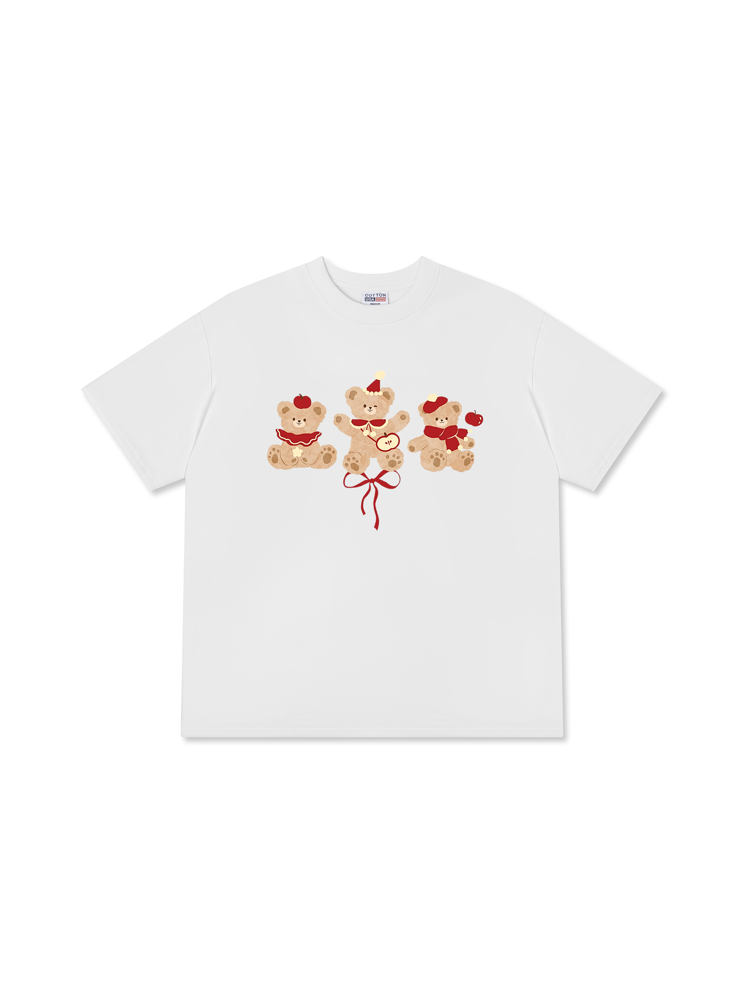 Áo Thun Relaxed Fit Cute Bear