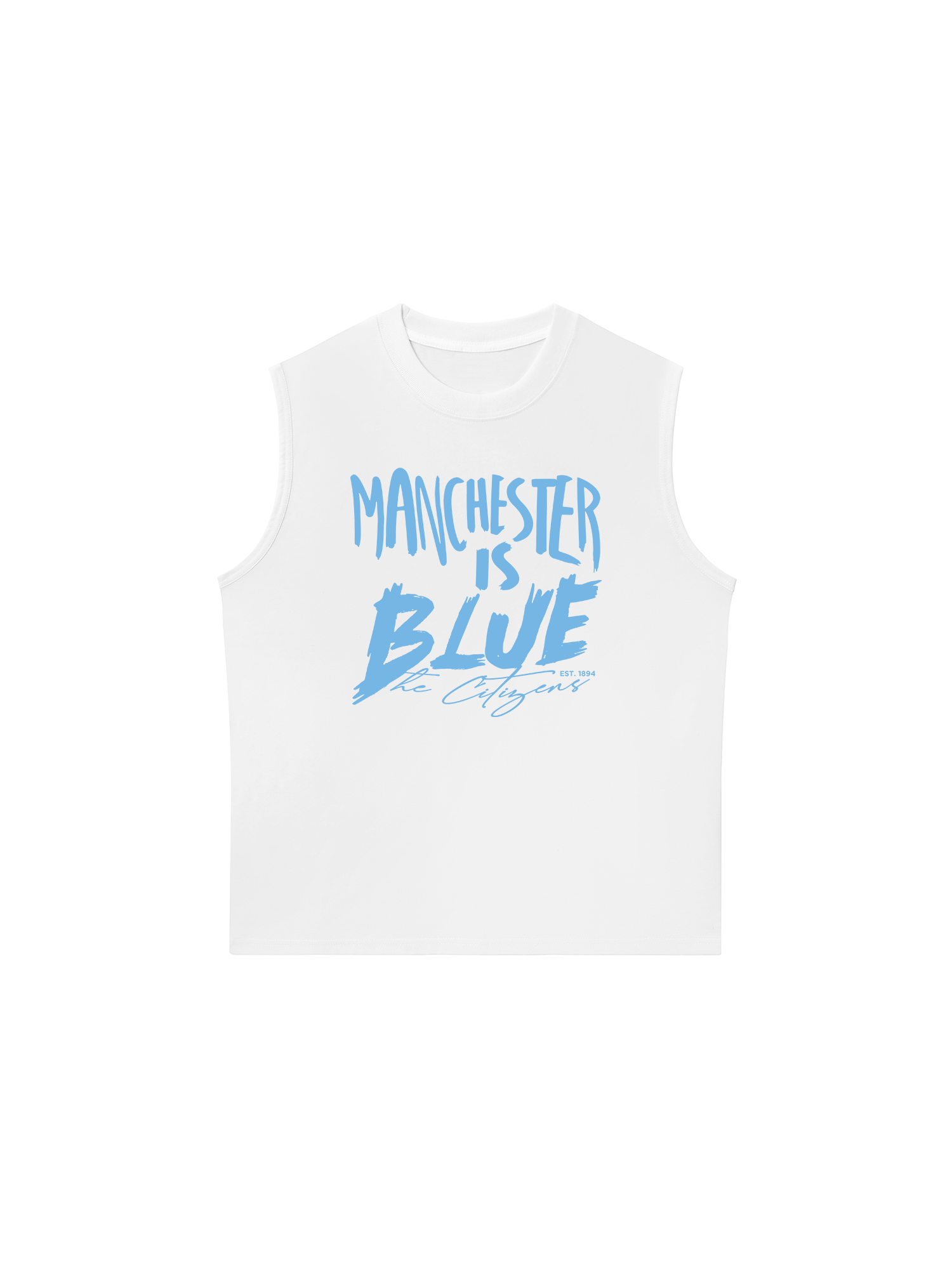 Áo Ba Lỗ Relaxed Fit Manchester is Blue