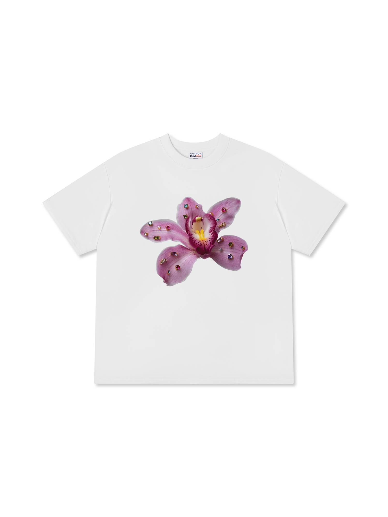 Áo Thun Relaxed Fit Bling Orchid Girl