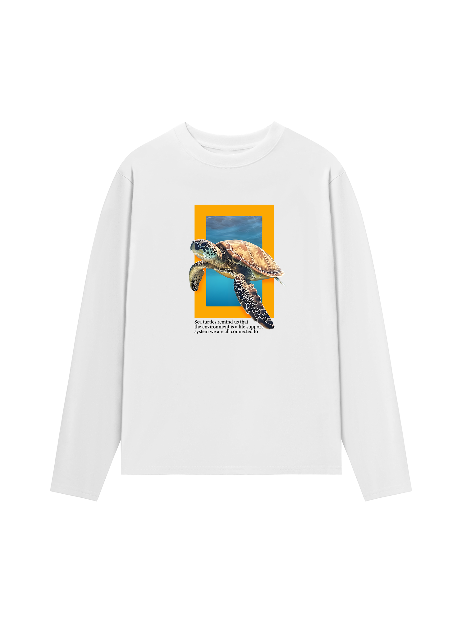 Áo Thun Dài Tay Wild Life Sea Turtles Remind