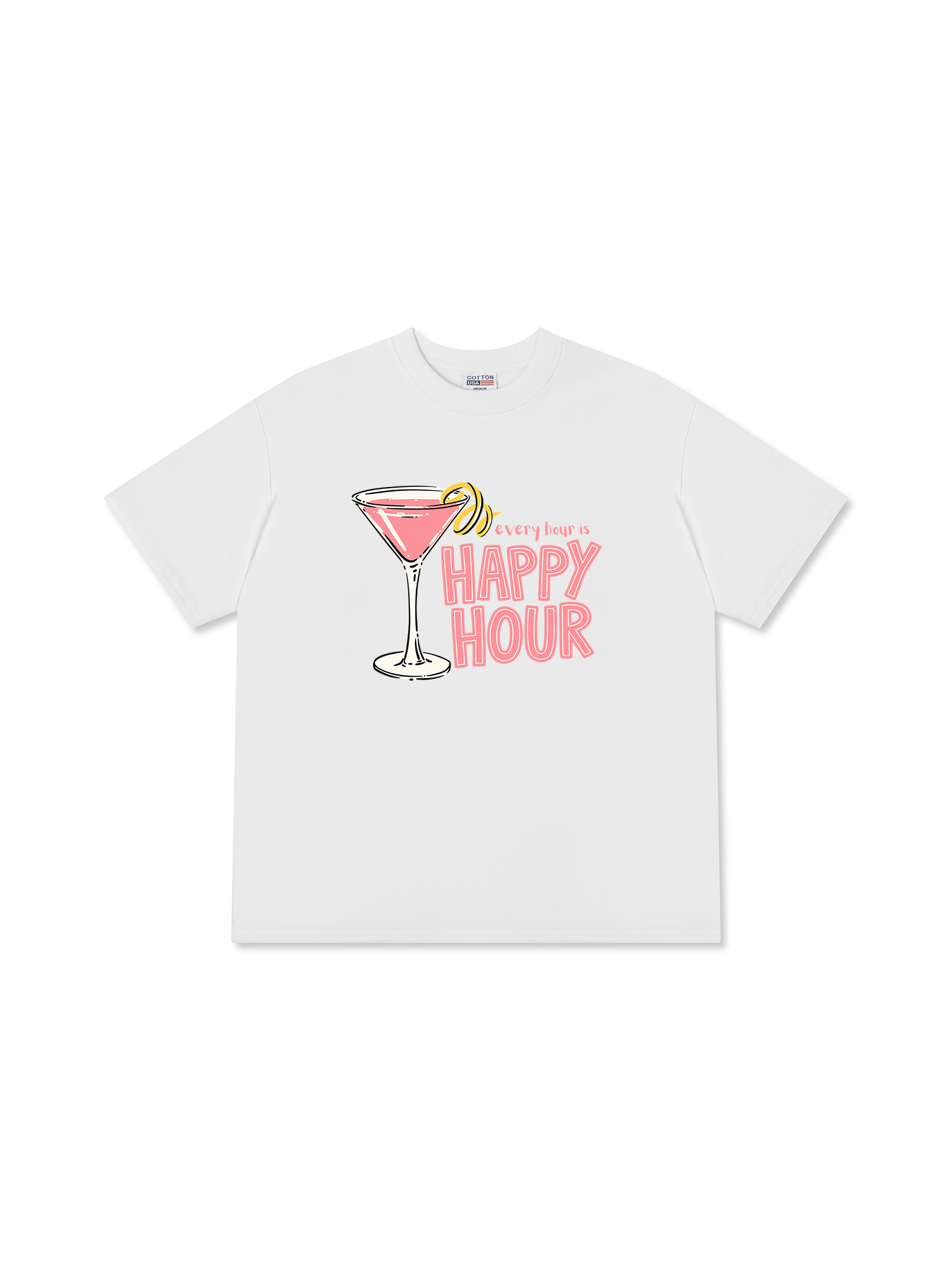 Áo Thun Relaxed Fit Happy Hour