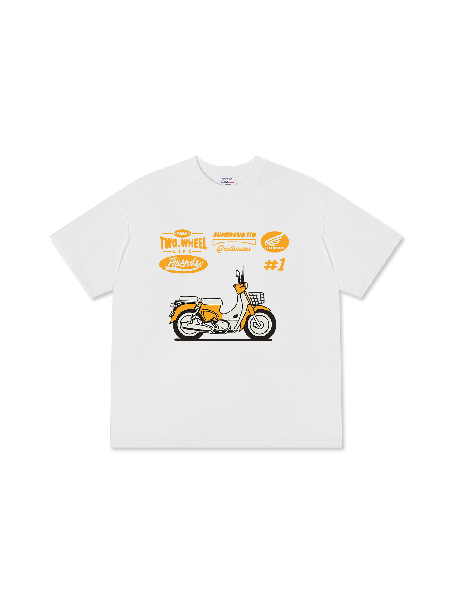 Áo Thun Relaxed Fit Motorbike Super Cub 110