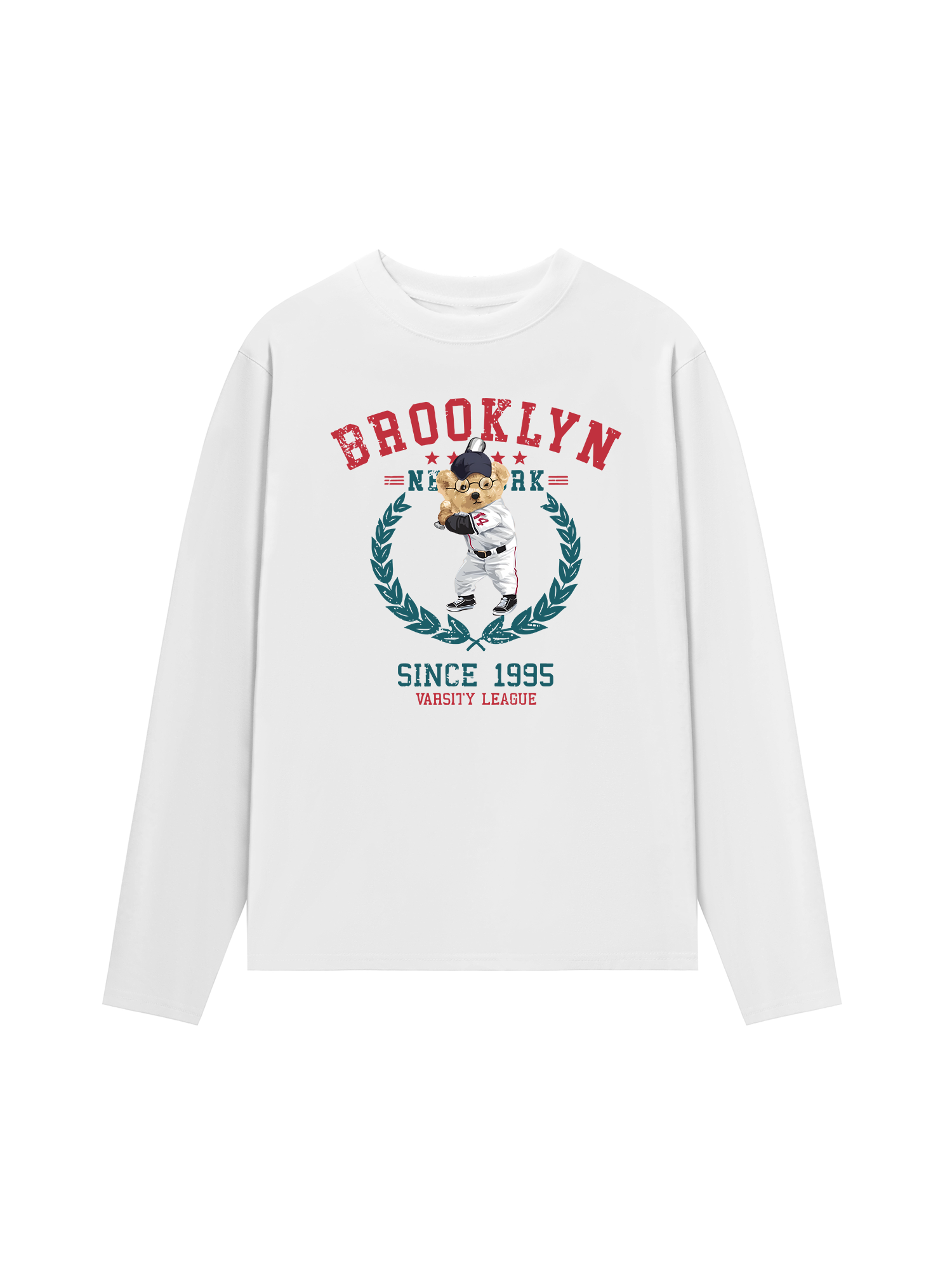 Áo Thun Dài Tay Baseball Teddy Team