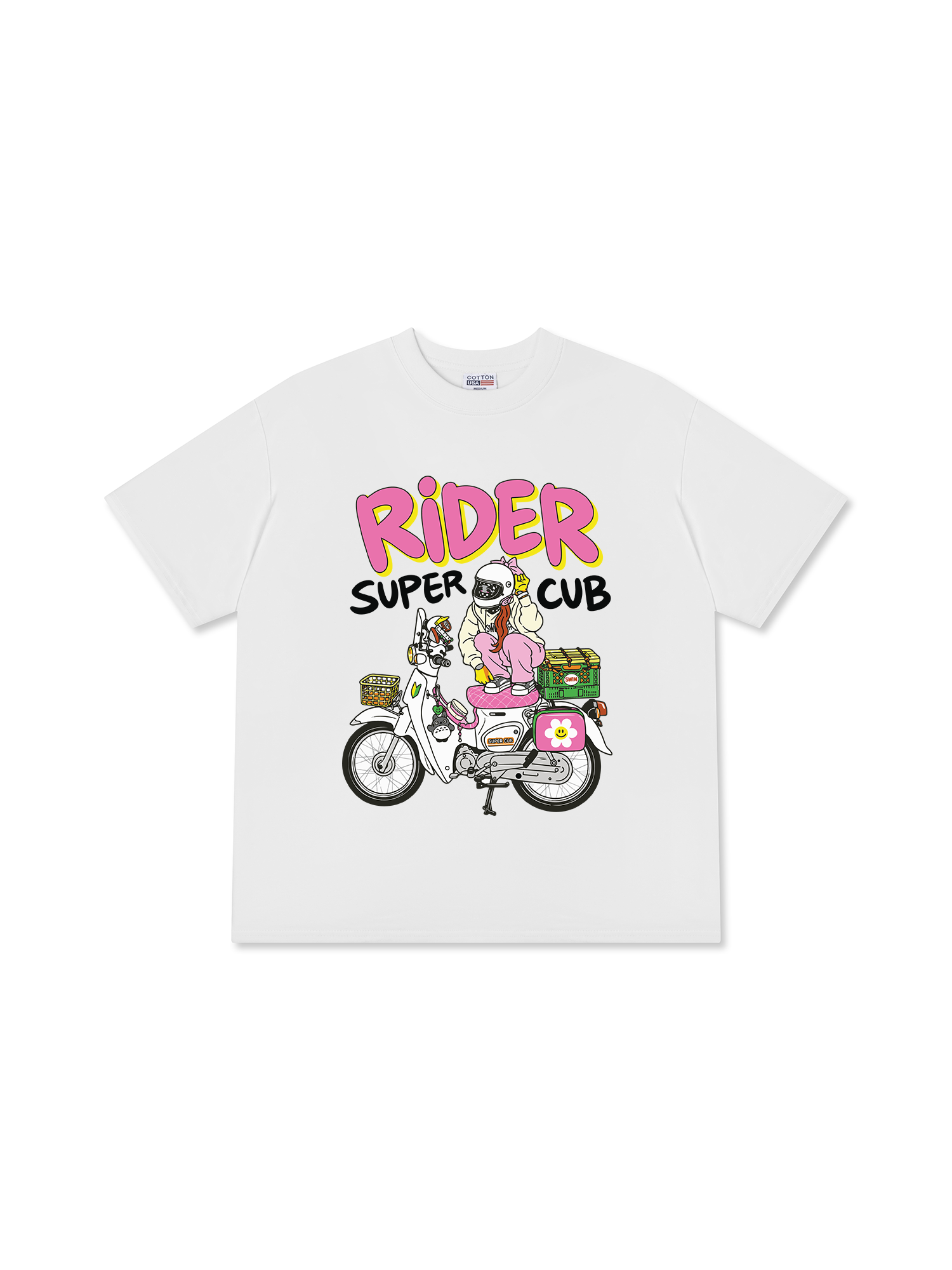 Áo Thun Relaxed Fit RIDER Super Club