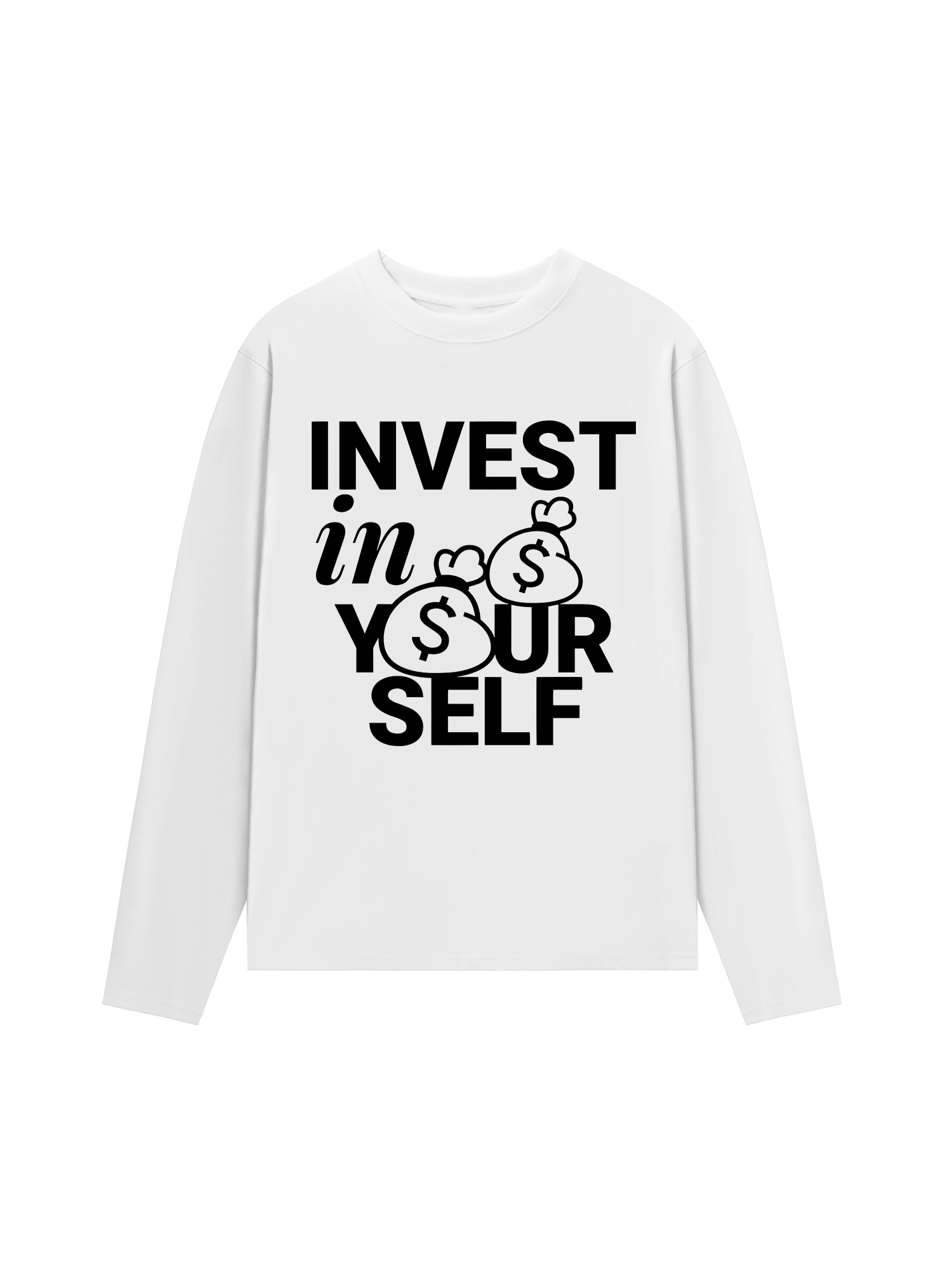 Áo Thun Dài Tay Money Invest In Yourself