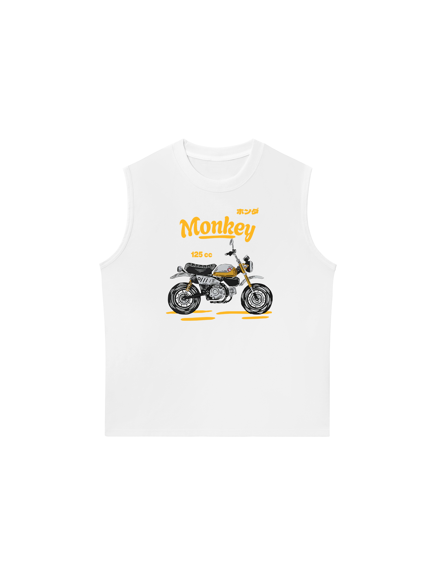 Áo Ba Lỗ Relaxed Fit Monkey 125cc