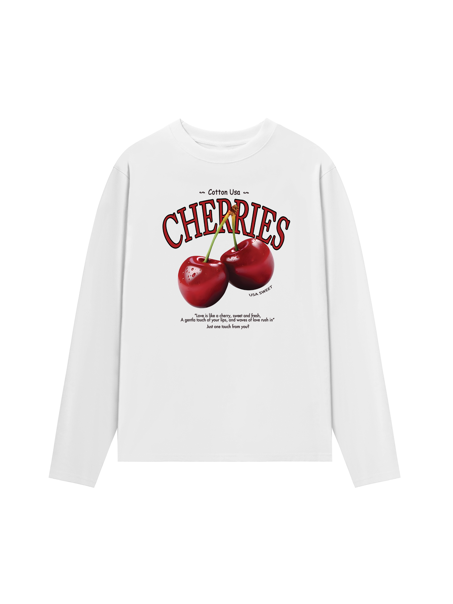 Áo Thun Dài Tay Tropical Cherries Sweet