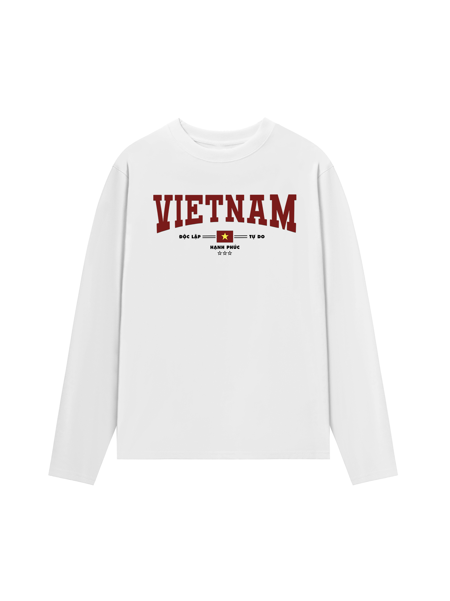 Áo Thun Dài Tay Việt Nam Độc lập - Tự Do - Hạnh Phúc 3