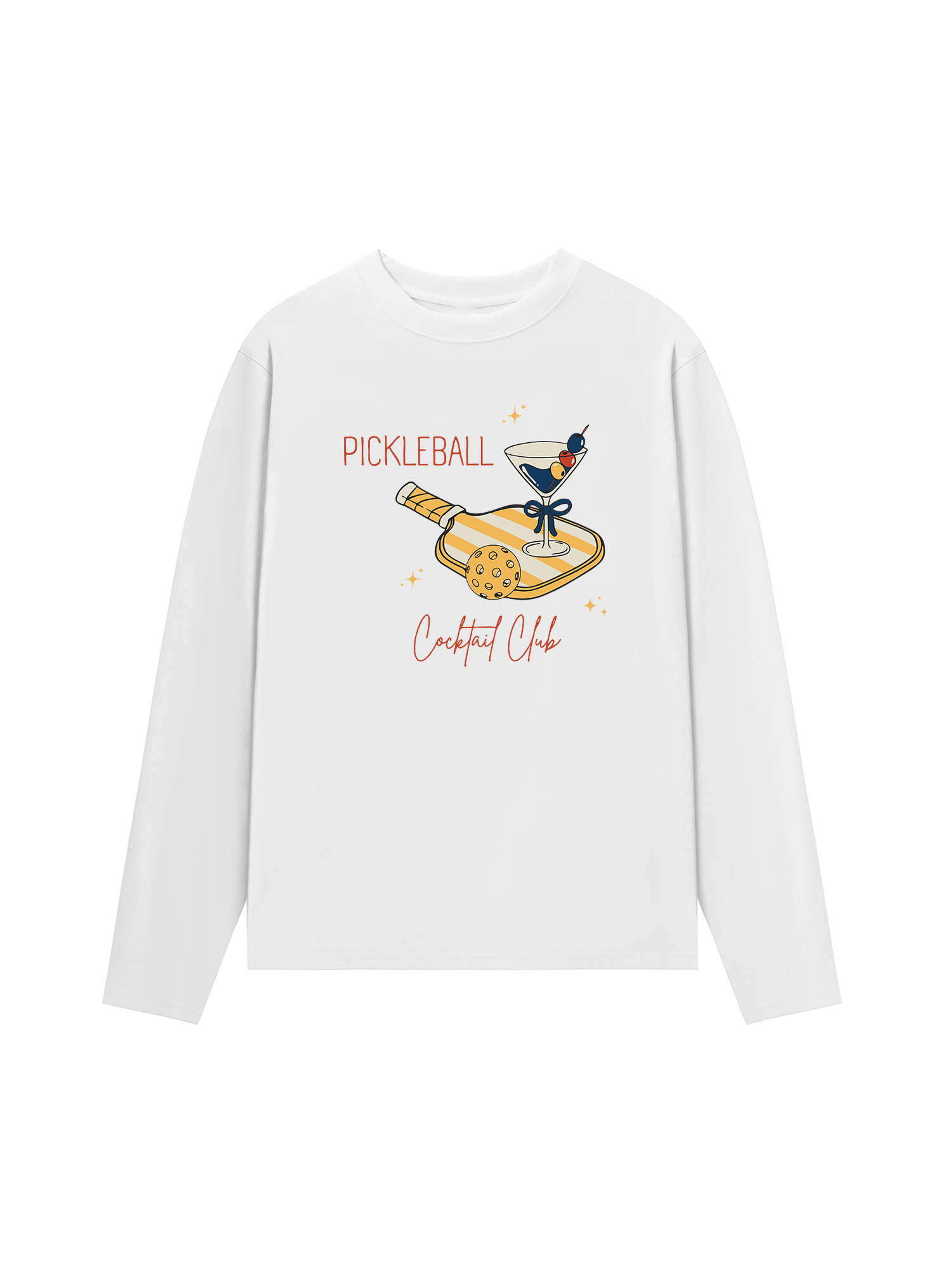 Áo Thun Dài Tay Pickleball Cocktail Club