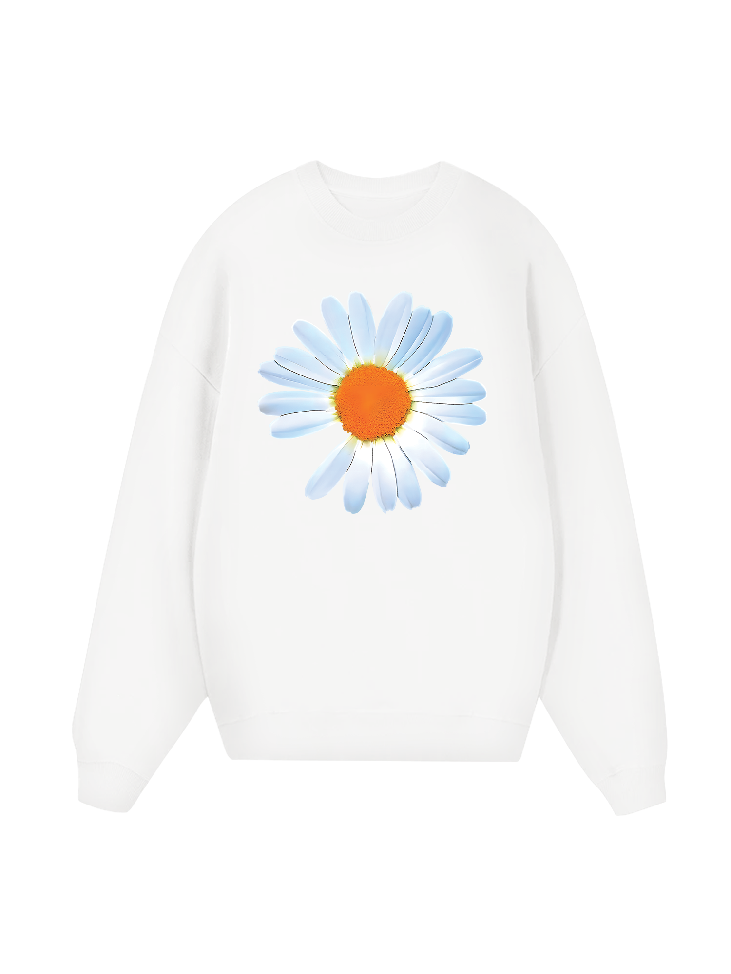 Floral Design For VIP Daisy Flower Sweater
