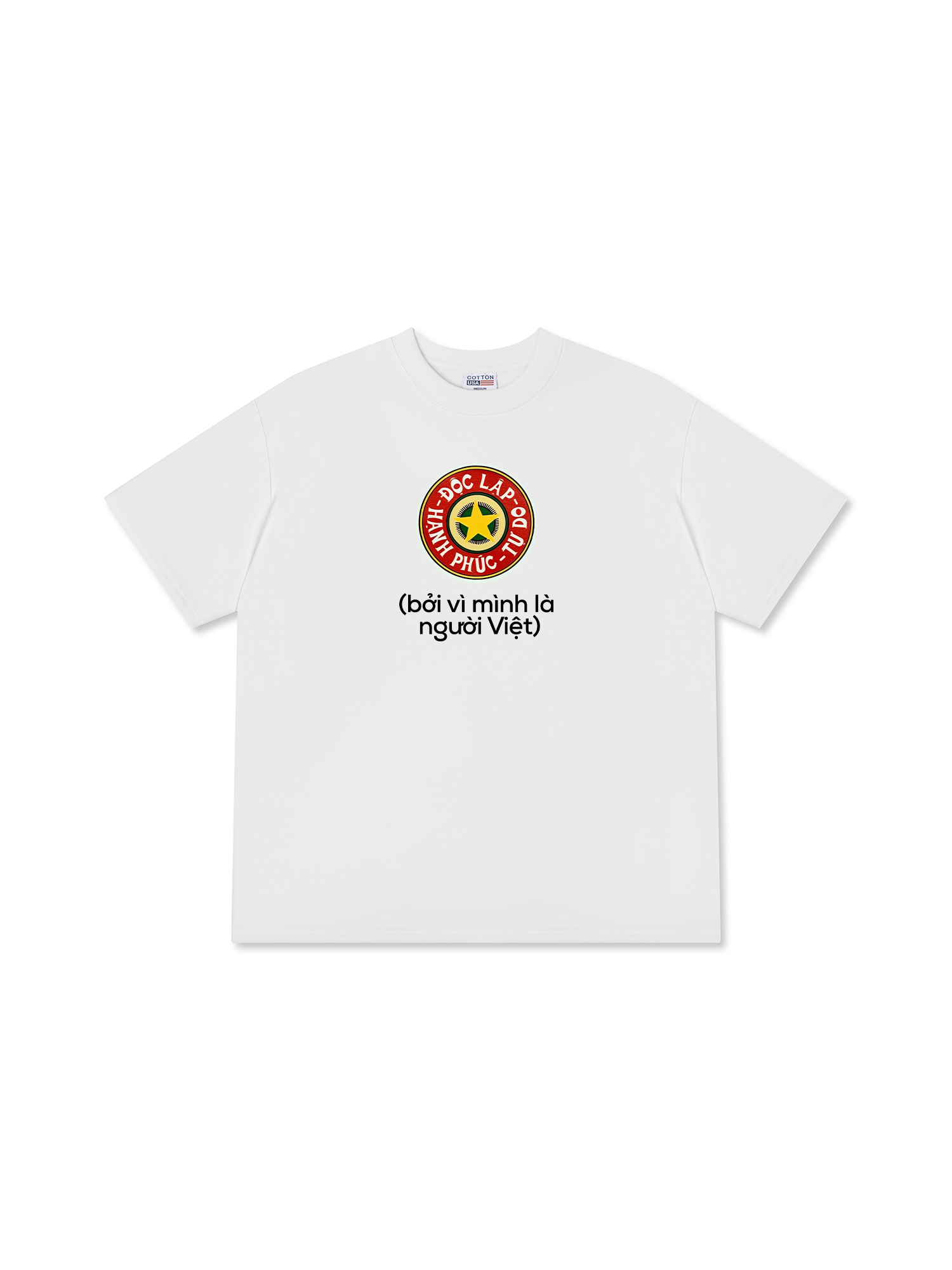 Áo Thun Relaxed Fit Cao Sao Đỏ