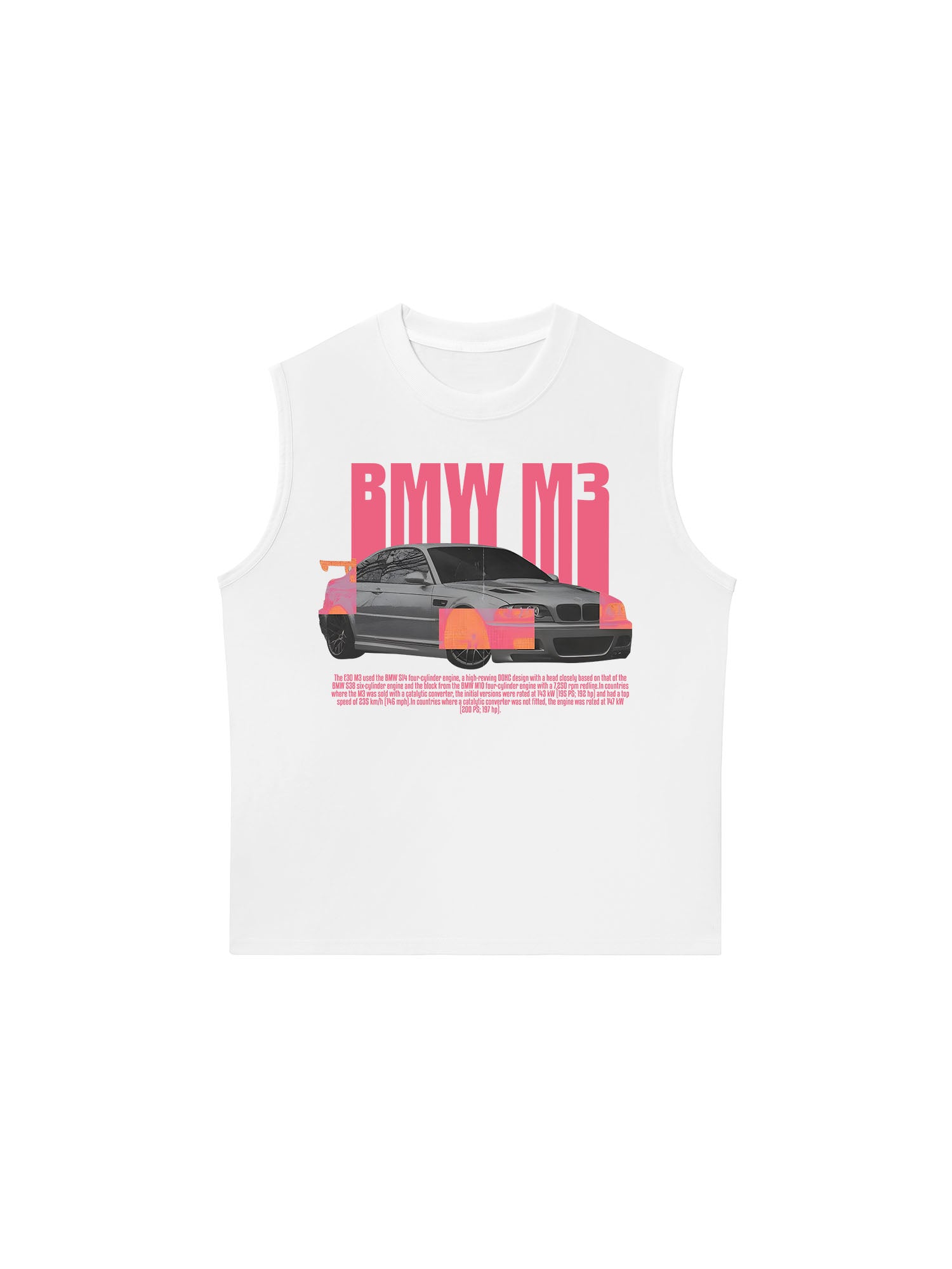 Áo Ba Lỗ Relaxed Fit BMW Glitch M3