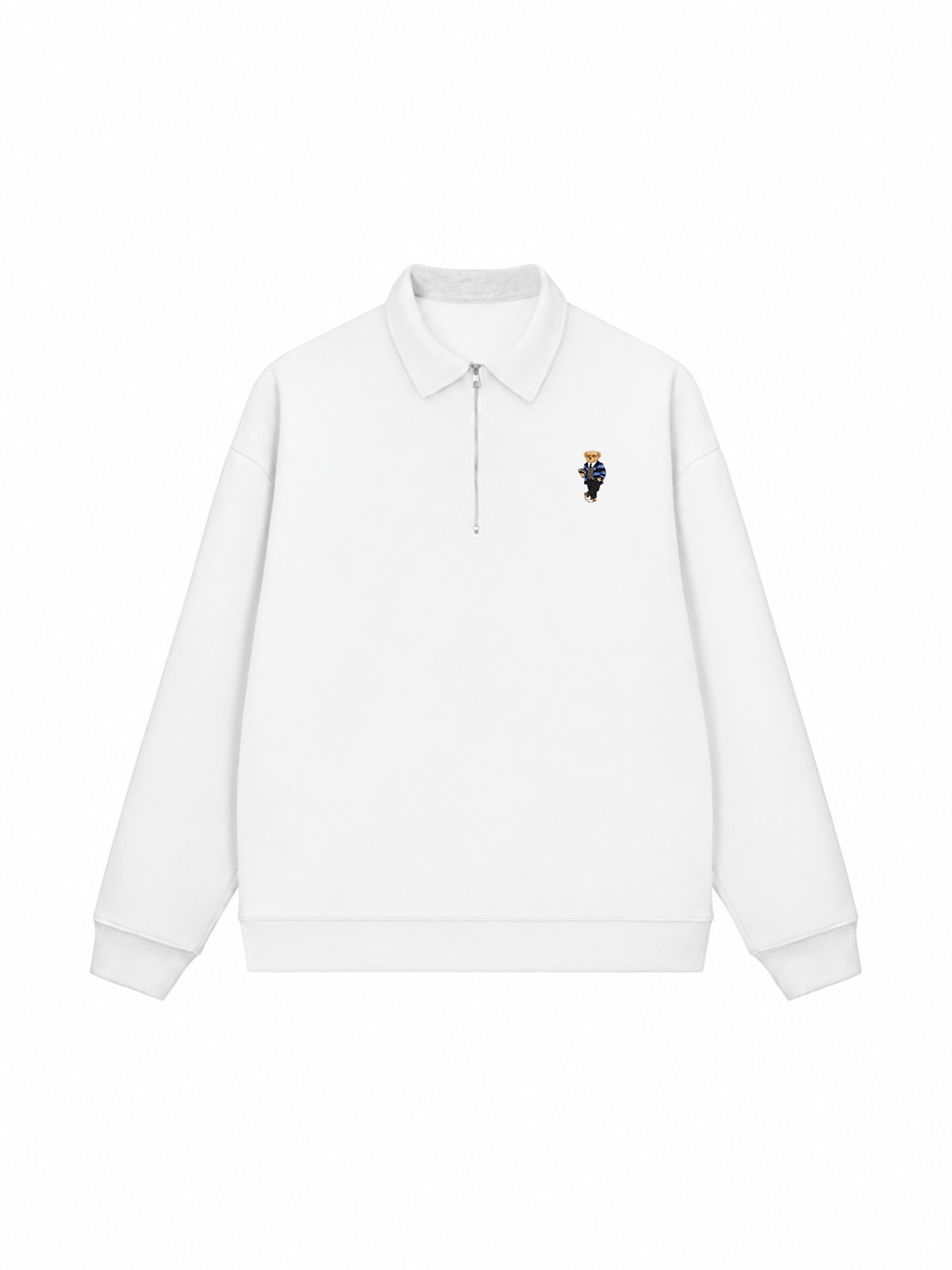Áo Sweater Polo Nỉ Hai Da Smart Bear