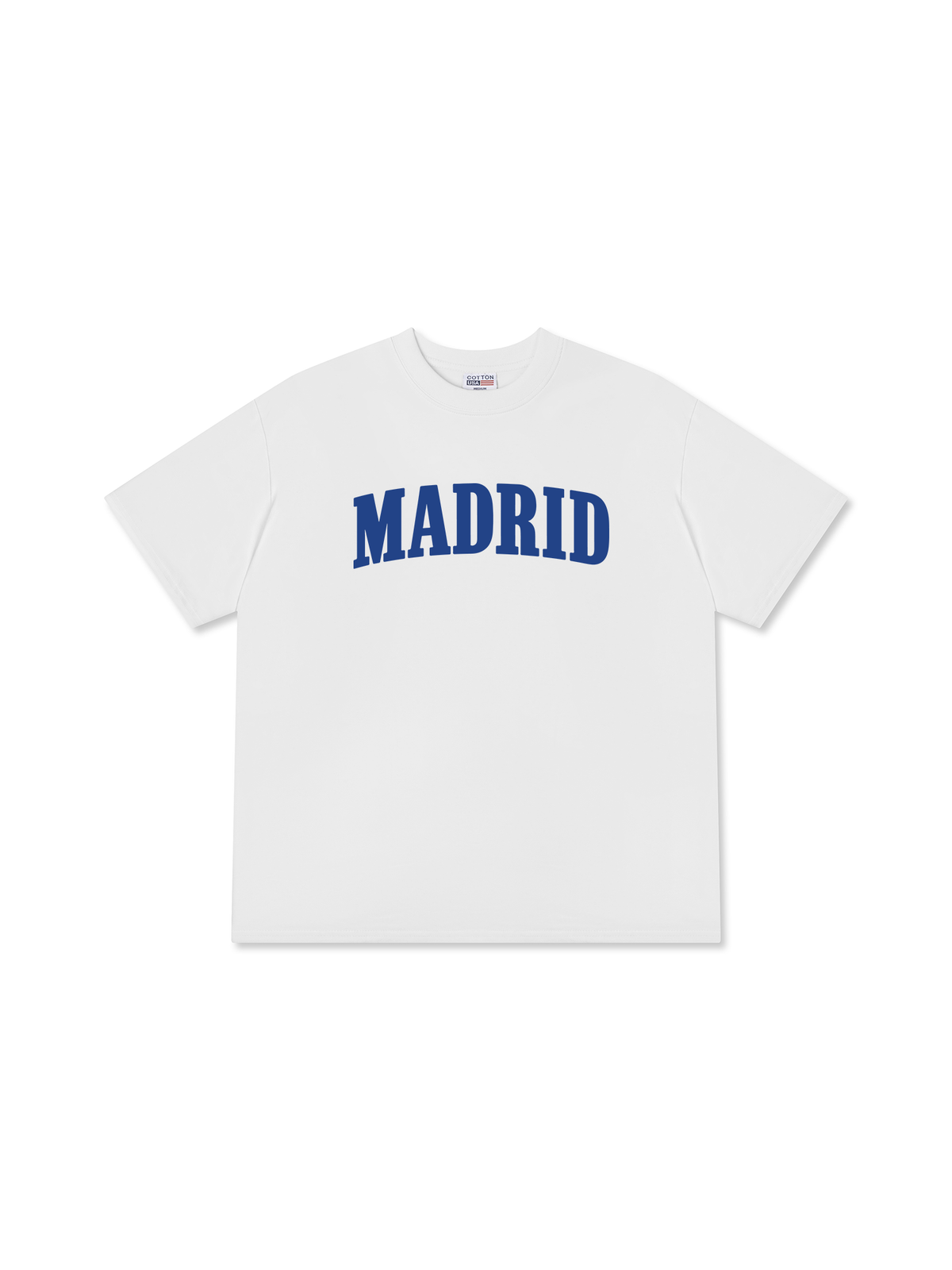 Áo Thun Relaxed Fit Basic Blue Madrid