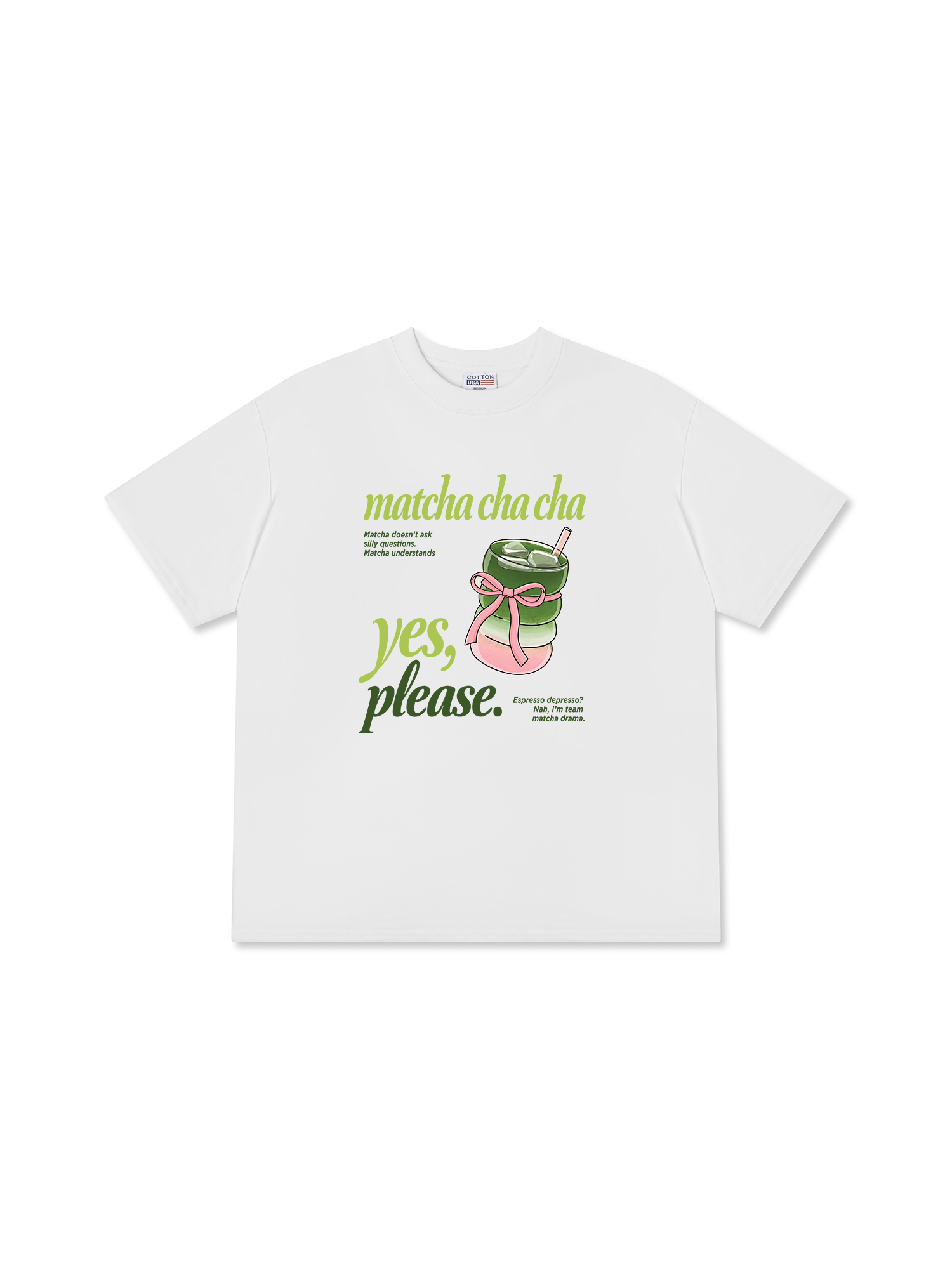 Áo Thun Relaxed Fit Daily Cup Matcha Understand