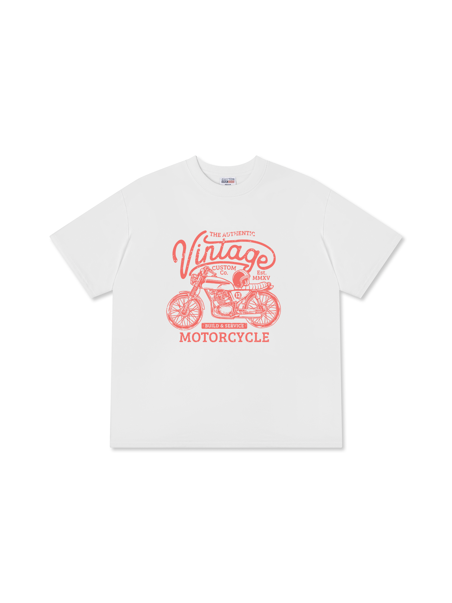 Áo Thun Relaxed Fit Motorbike The Authenic Motorcycle