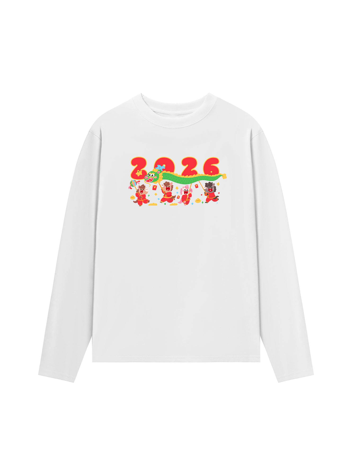 Áo Thun Dài Tay Ngũ Phúc Lâm Môn