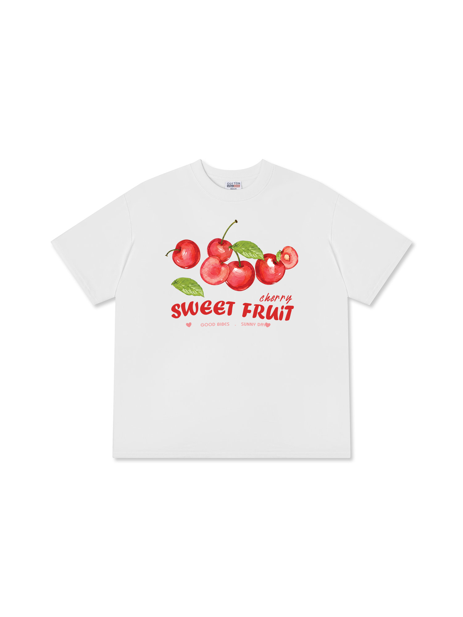 Áo Thun Relaxed Fit Tropical Cherry Sweet Fruit