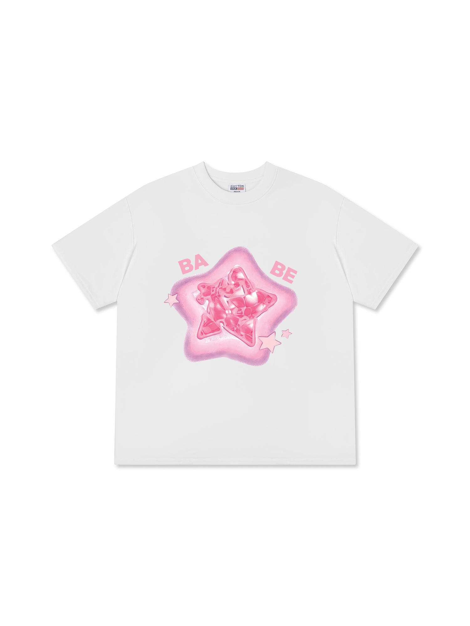 Áo Thun Relaxed Fit Bling Star Babe