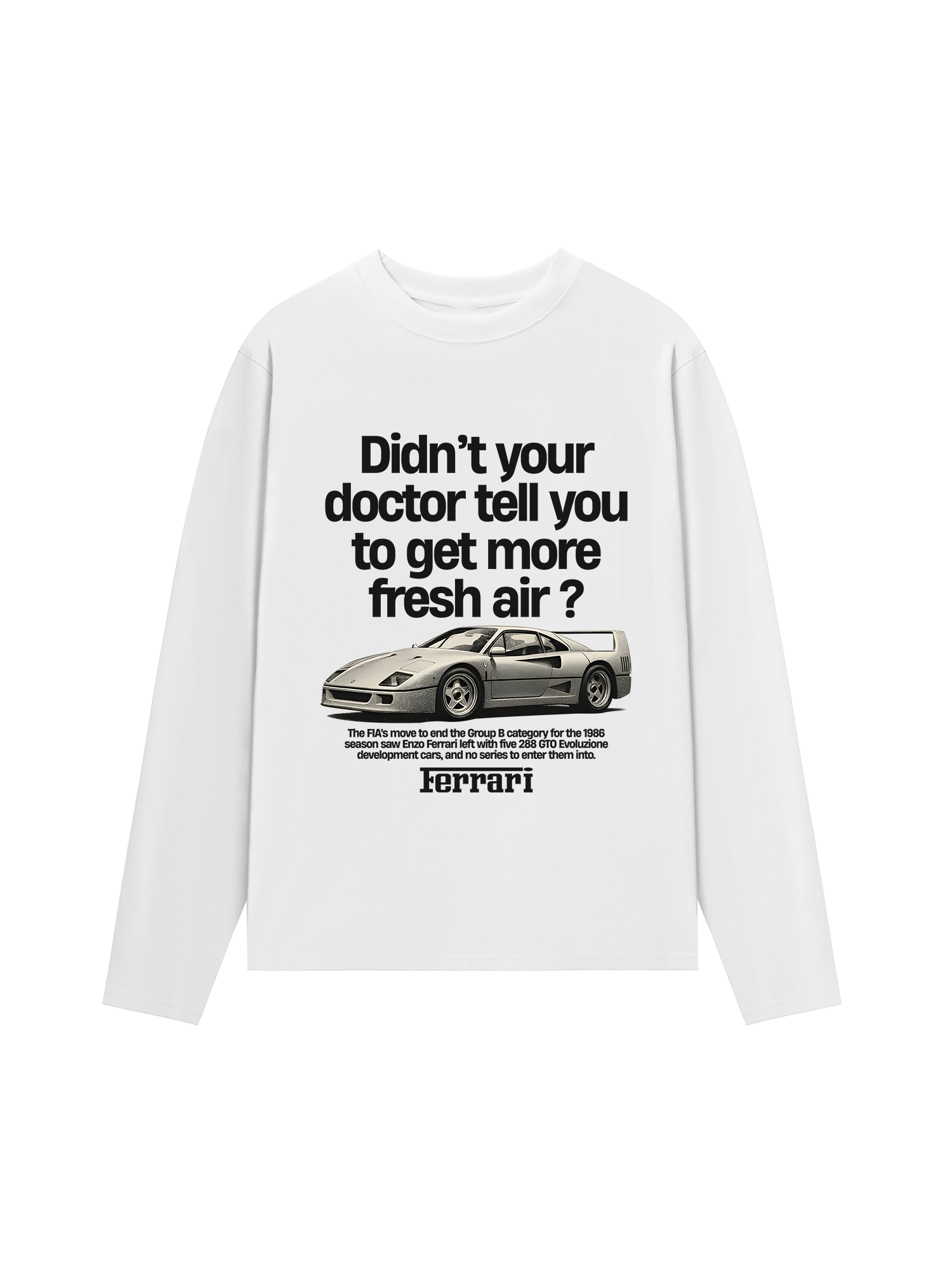 Áo Thun Dài Tay Ferrari Fresh Air