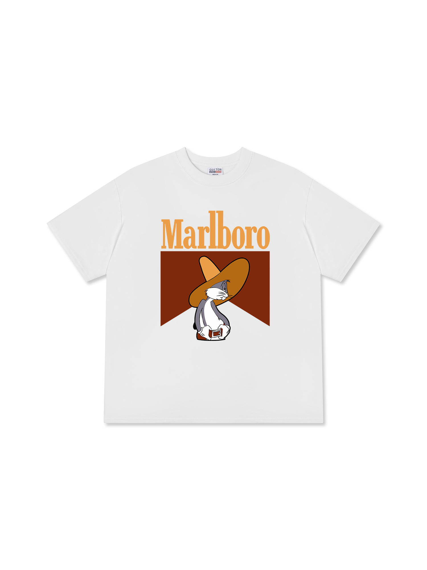 Áo Thun Relaxed Fit Marlboro Bug Bunny Cowboy