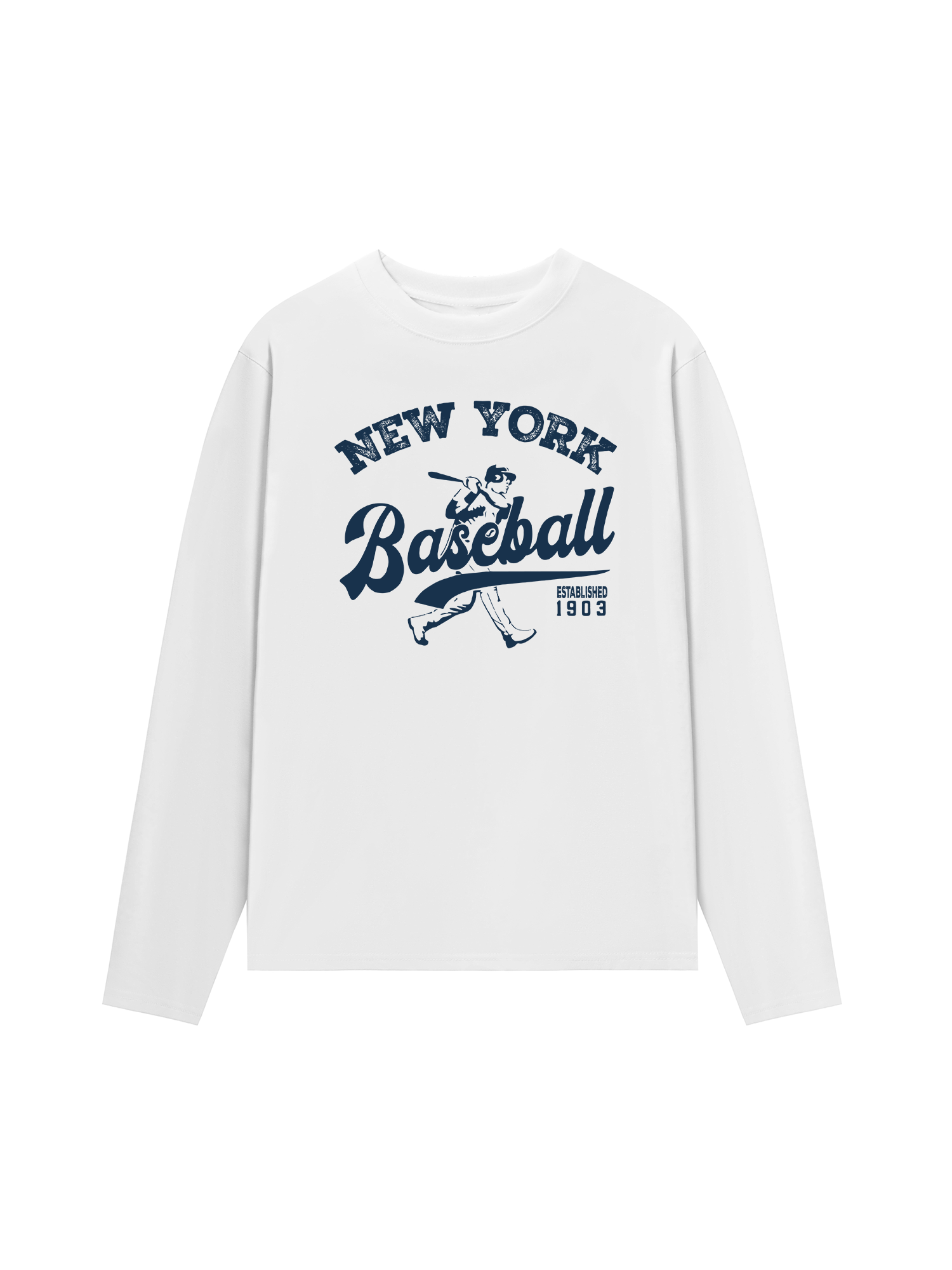 Áo Thun Dài Tay Baseball NewYork