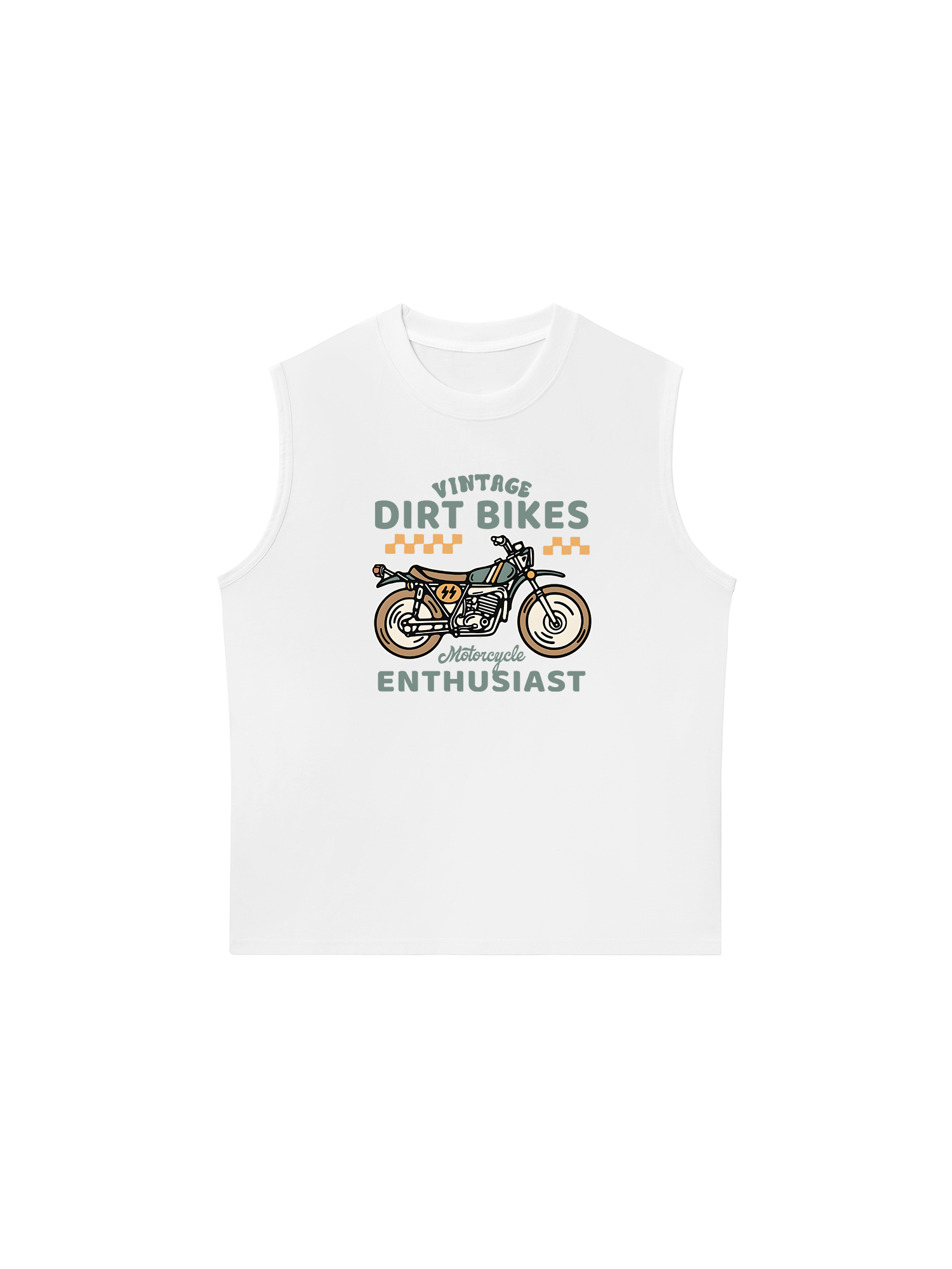 Áo Ba Lỗ Relaxed Fit Vintage Dirt Bike