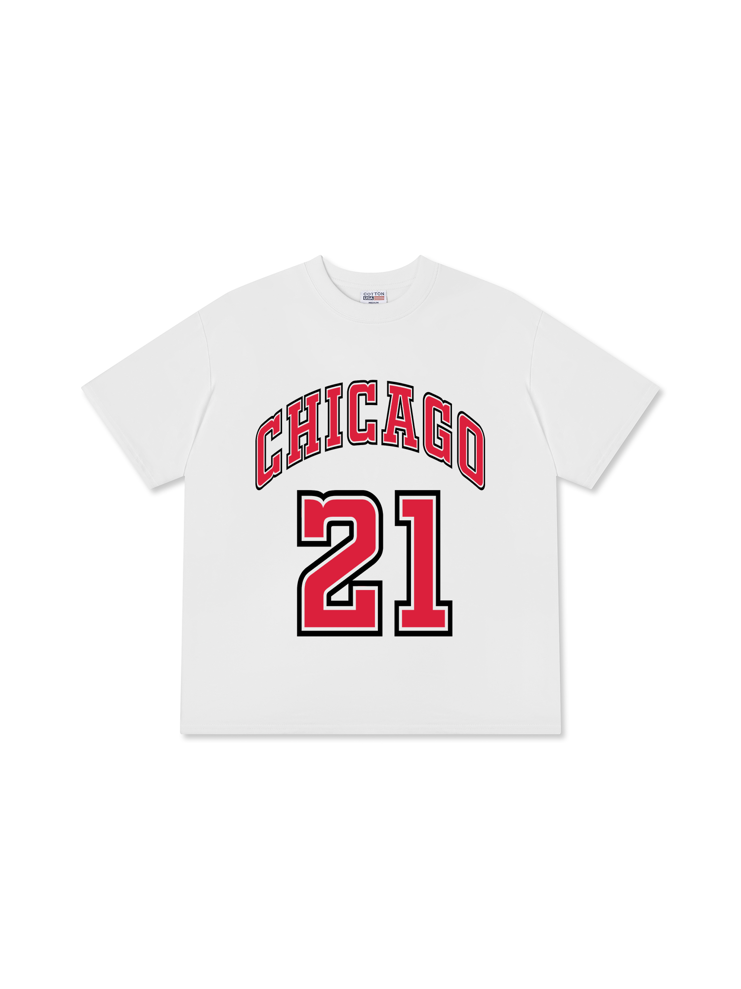 Áo Thun Relaxed Fit Chicago 21 Basketball Spider