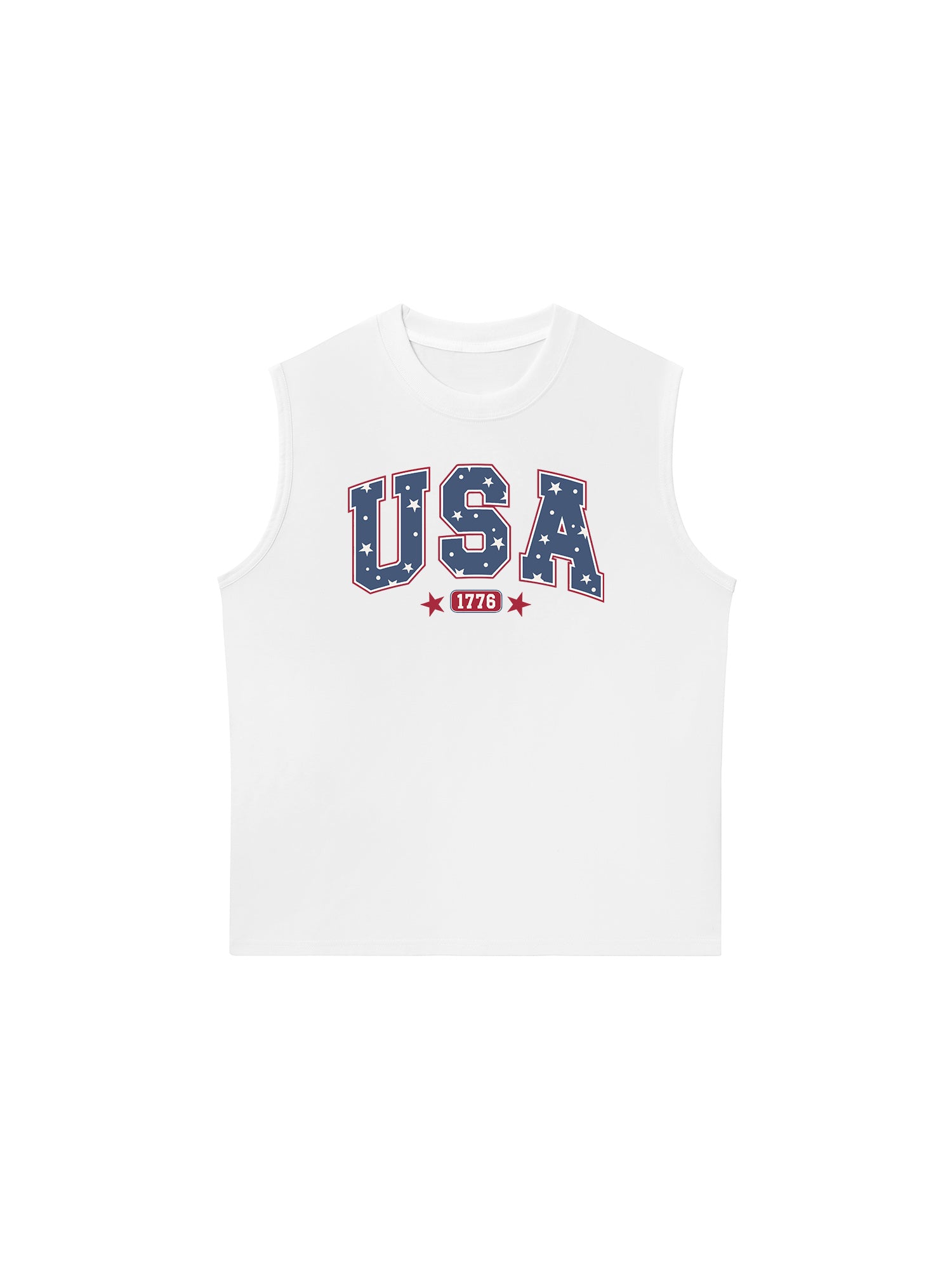 Áo Ba Lỗ Relaxed Fit USA Retro Star